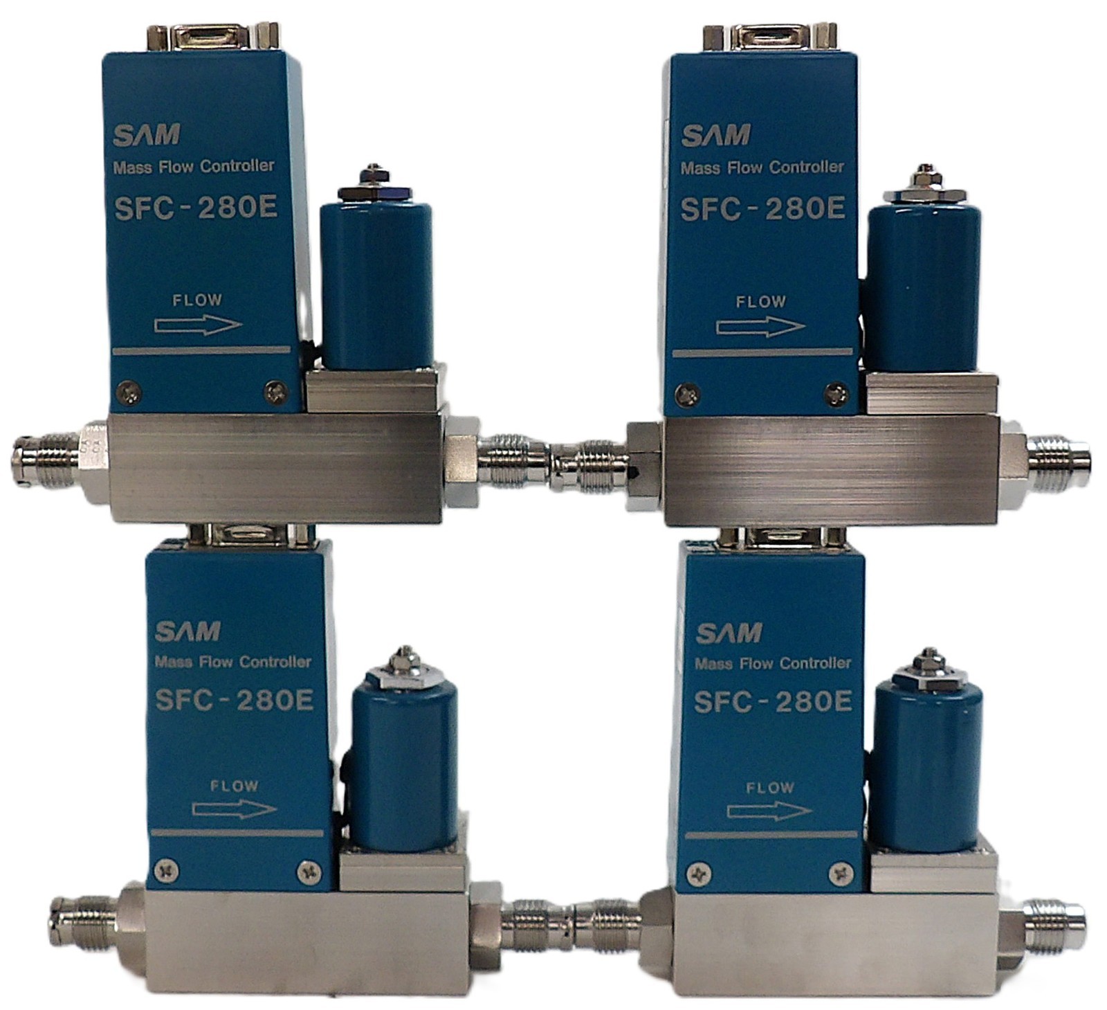 SAM Hitachi SFC280ERC-4V Mass Flow Controller MFC Lot of 4 Working