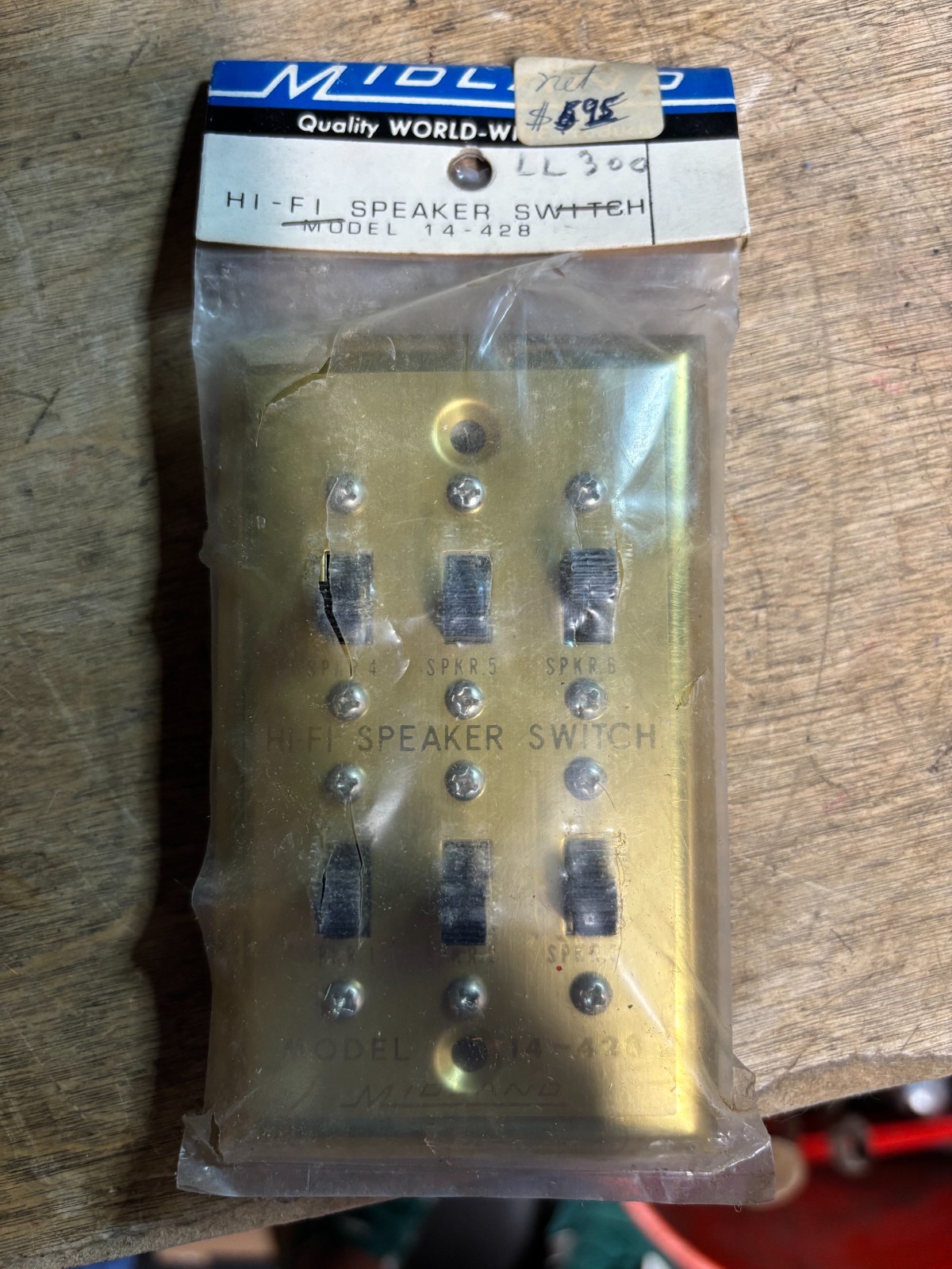 Midland Hi-Fi 6 Speaker Selector Switch 14-428 Japan made NOS