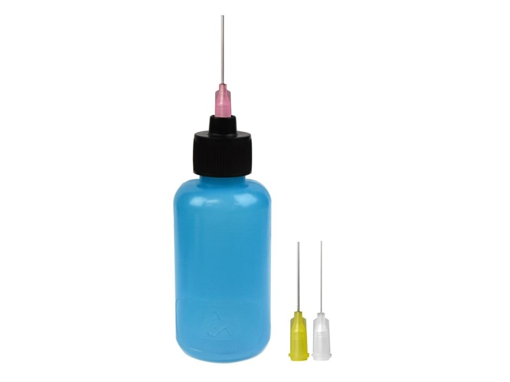 Menda 35598 - durAstatic dissipative blue flux dispenser w/18, 20, and 26 ga