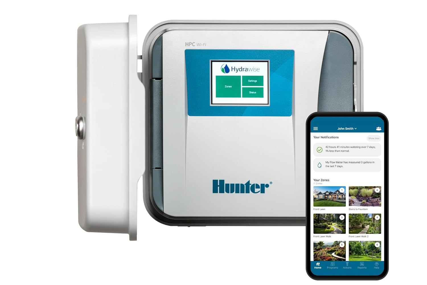 Smart WiFi 4-Zone Zone Indoor Sprinkler Controller Timer System