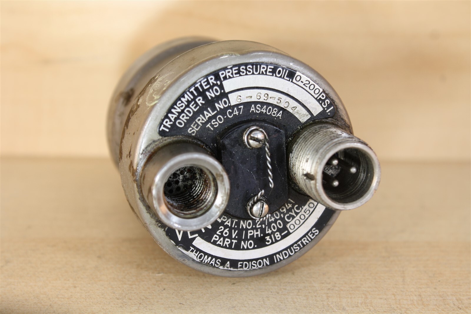 Edison 318-00050 Oil Pressure Transmitter