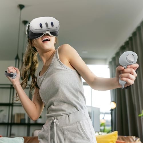 AMZDM Controller Grip for Oculus Meta Quest 3S Quest 3 VR Accessories Grips C...