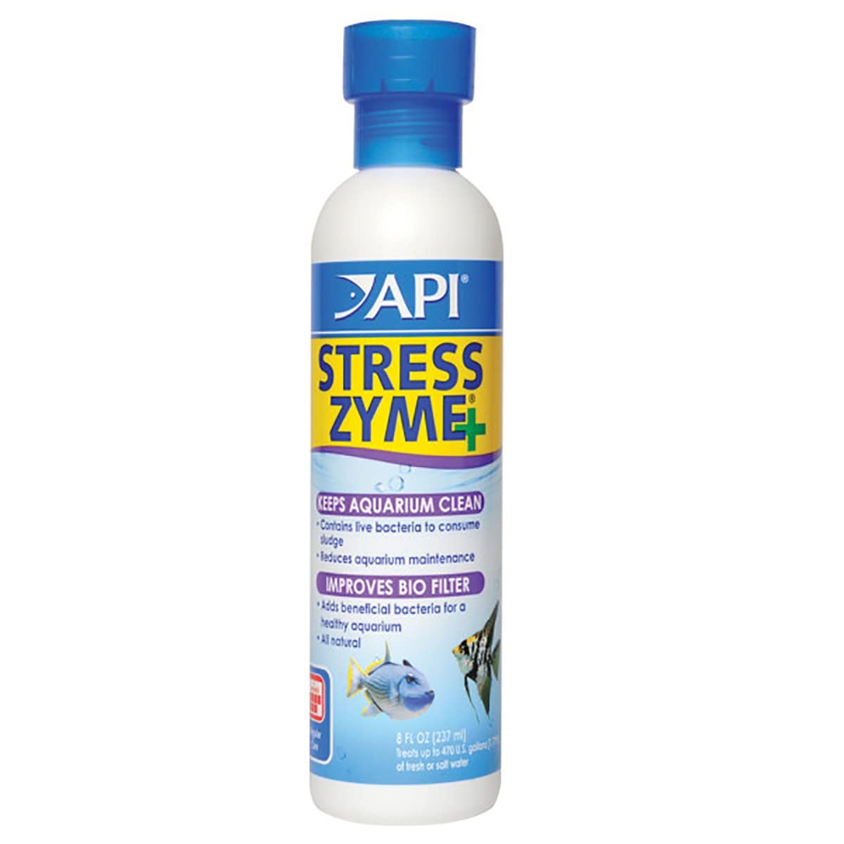 API STRESS ZYME Bacterial cleaner, Freshwater and 8 oz, multi natural