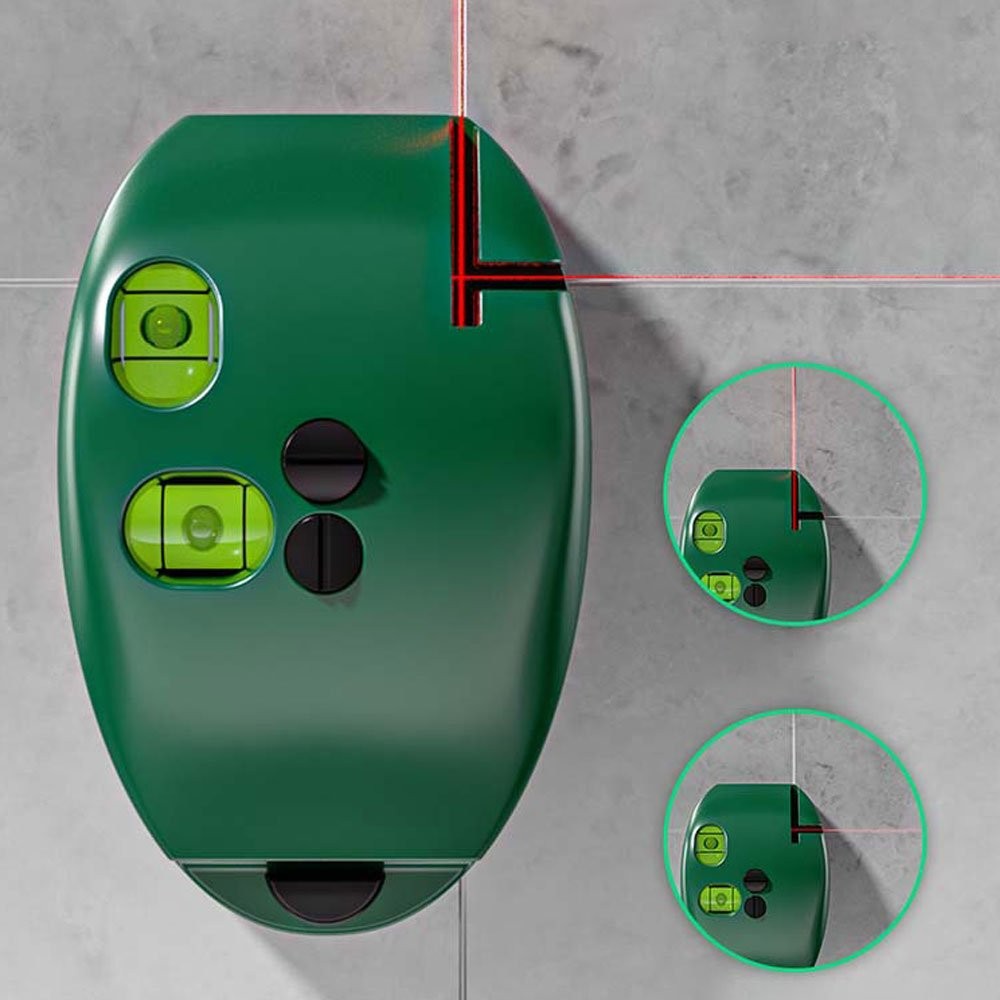 Mini 90°Laser Level Vertical Horizontal Laser Line Projection Measuring Tools JQ