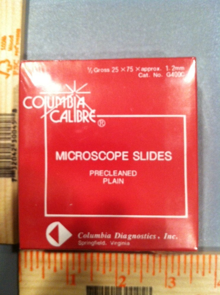 Vintage Microscope Slides