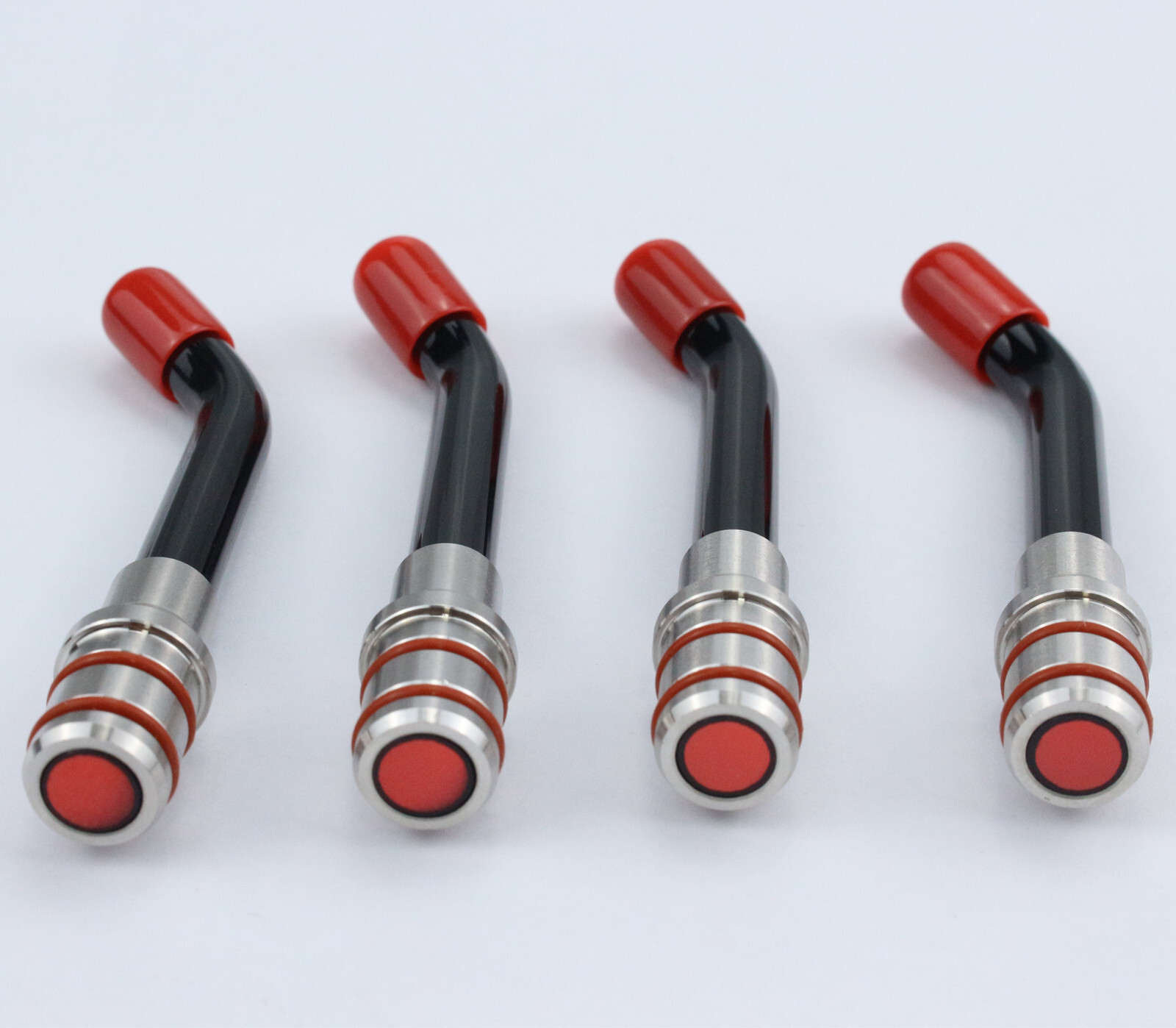 4Pcs Universal Dental Curing Light Guide Tips 12MM Optical Fiber Guide Rod Tips