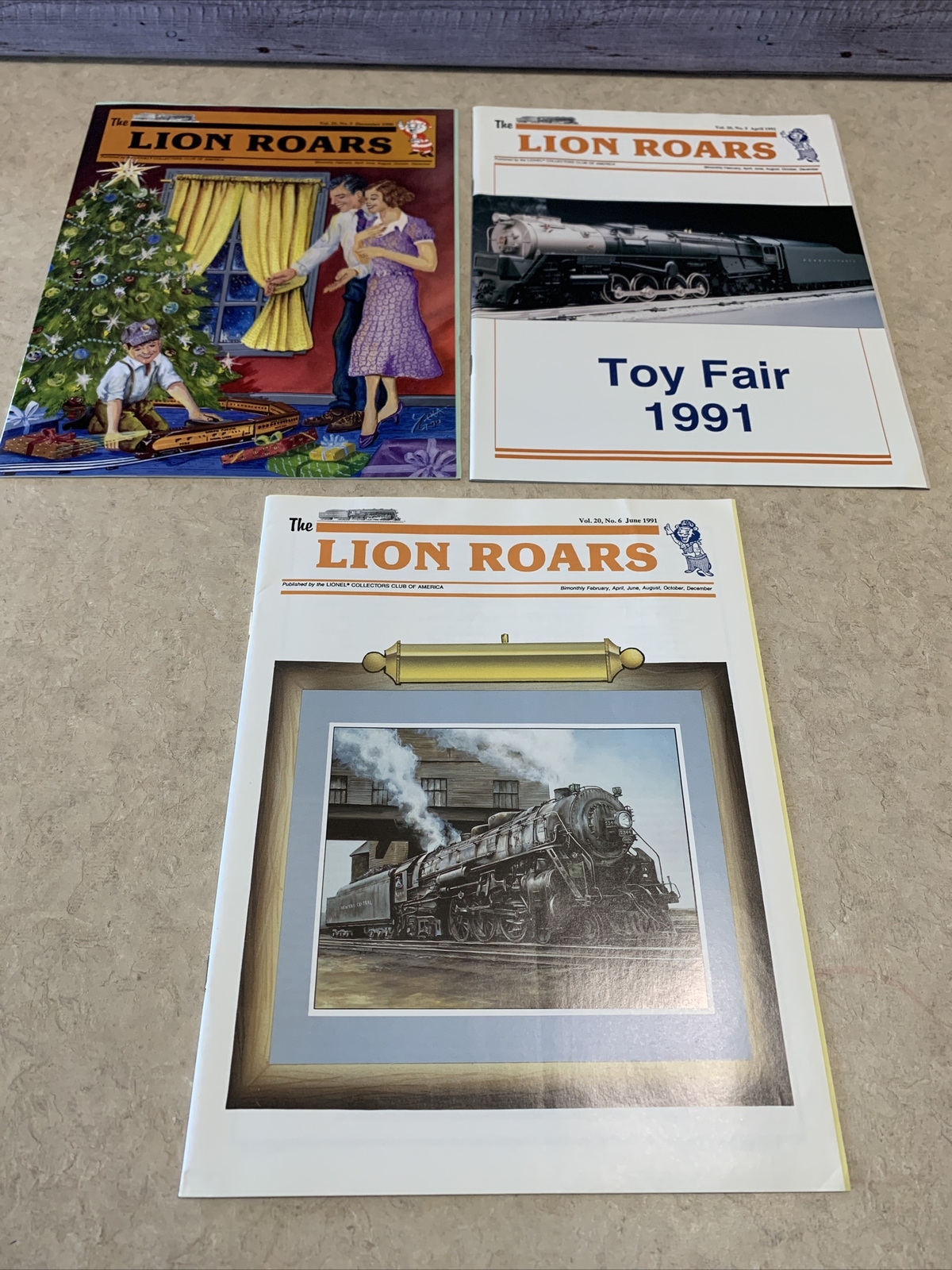 The Lion Roars Magazine Lionel Collectors Club of America Vol 20 3 Issue Lot