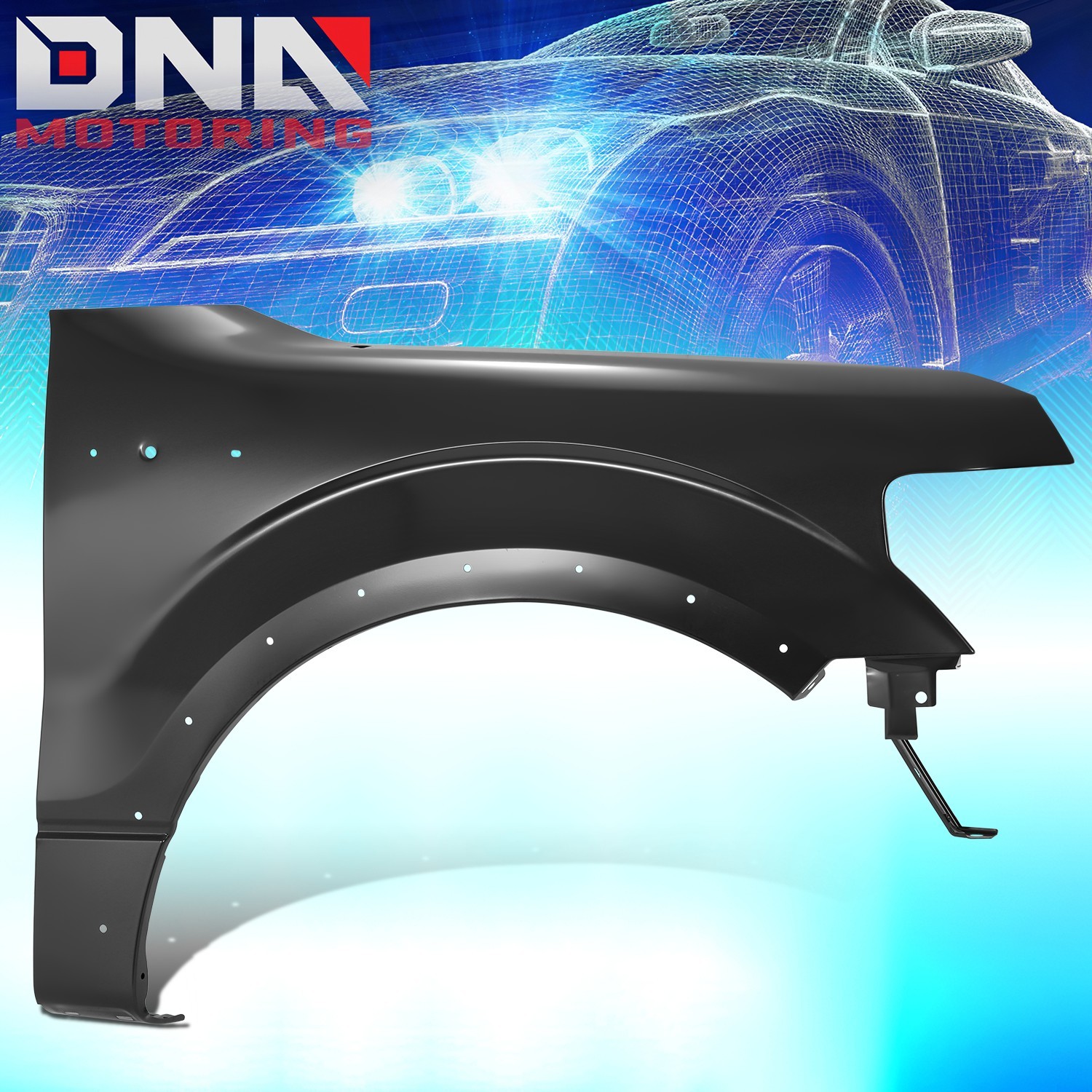 For 2009-2014 Ford F-150 Front Passenger Right Side Fender Panel w/ Molding Hole