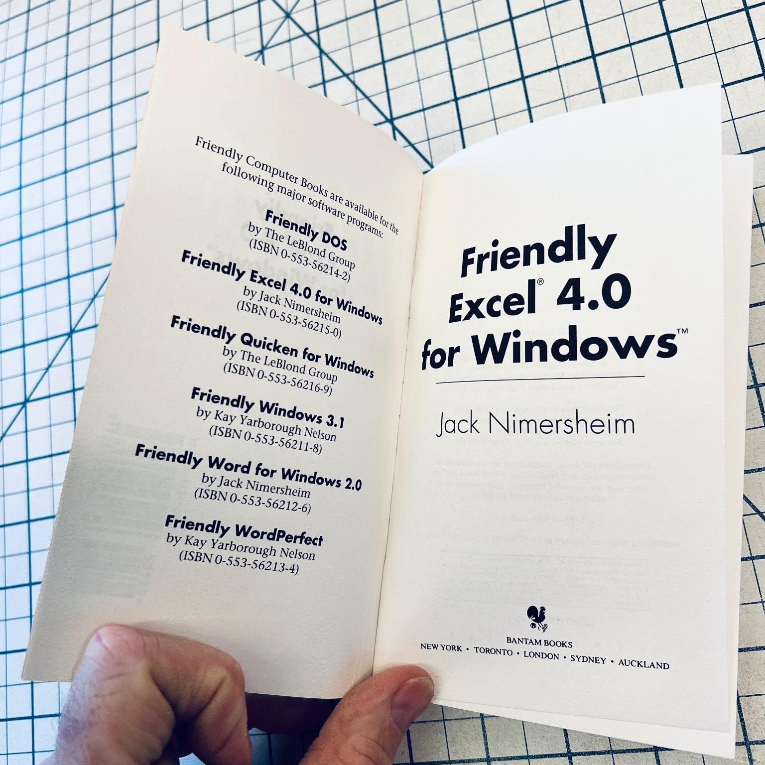 Friendly Excel 4.0 for Windows User Manual 1993 Vintage Computing Nimersheim