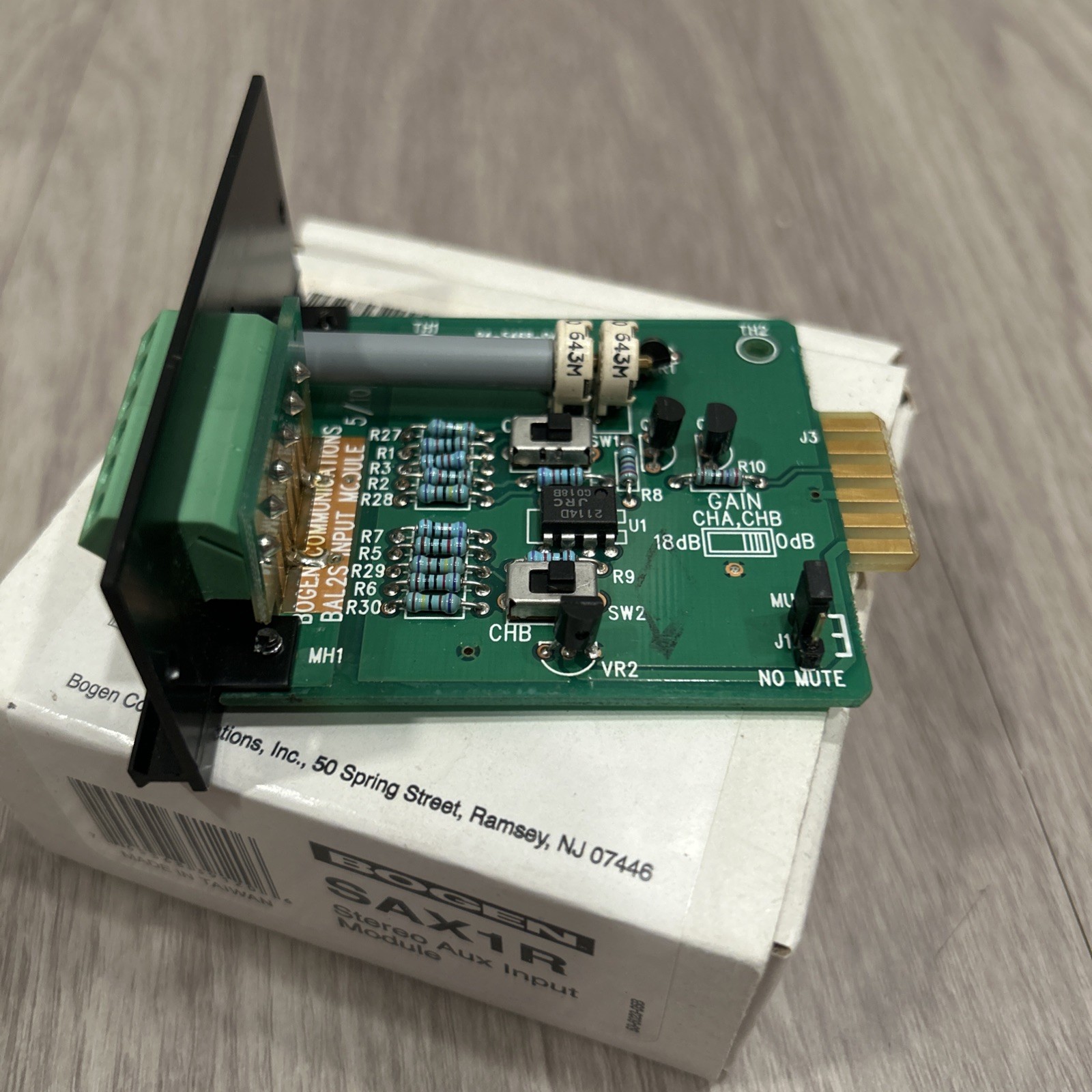 Bogen Communications Dual-Balanced Advanced Input Module w/ Screw Terminal BAL2S