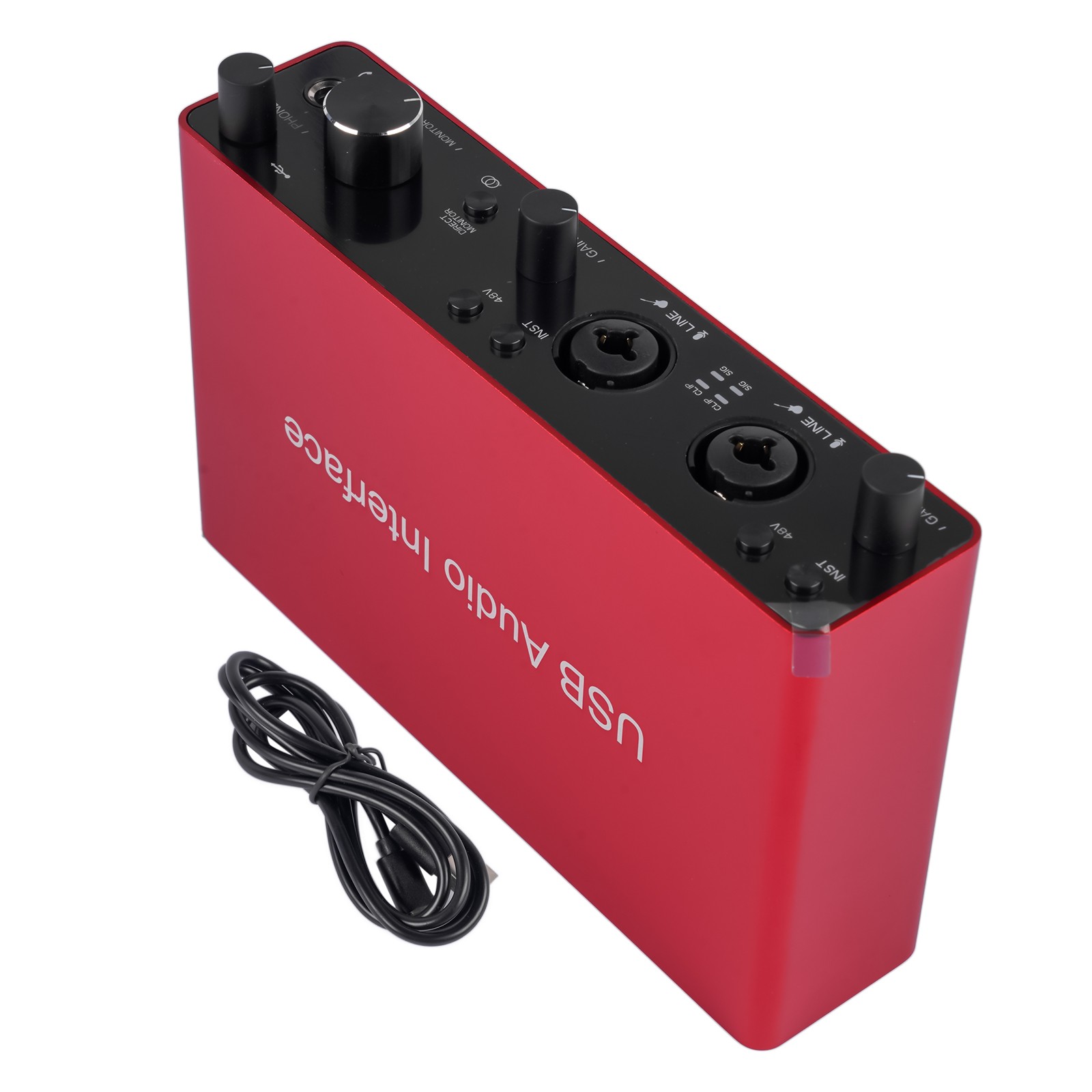 For Scarlett 2i2 3rd Generation USB Audio Interface 24Bit/192KHz Pro Music Tools