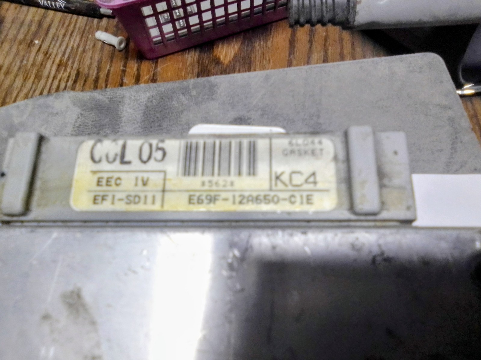 E69F-12A650-C1E ecm ecu computer 1986-1987 Ford Aerostar