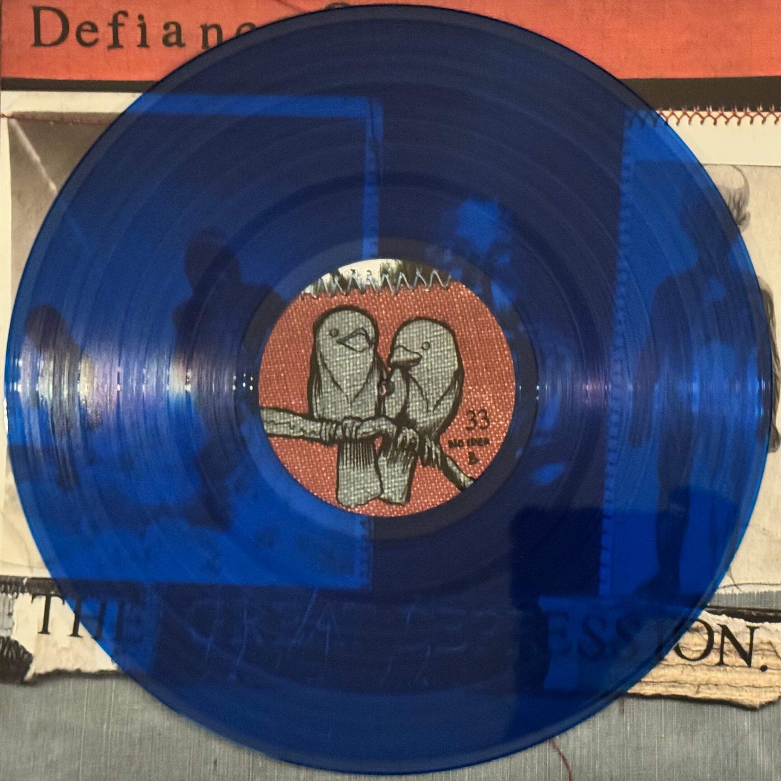 DEFIANCE, OHIO "The Great Depression" (BLUE) (LTD to 203) no idea records folk p