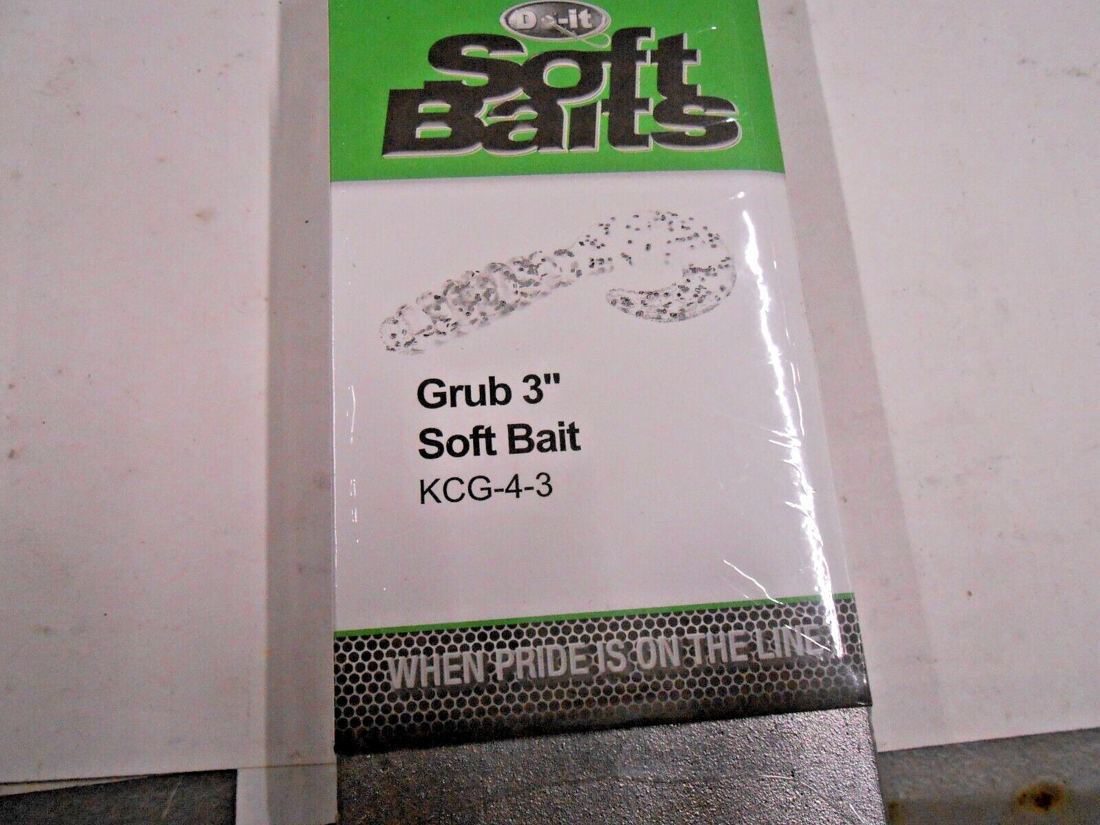 96010 Do-It Grub 3" Soft Bait Mold