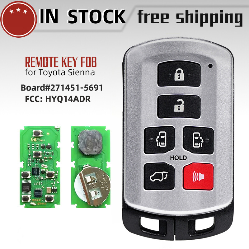 HYQ14ADR Smart Remote Key Keyless Fob for Toyota Sienna 2011-2020 271451-5691