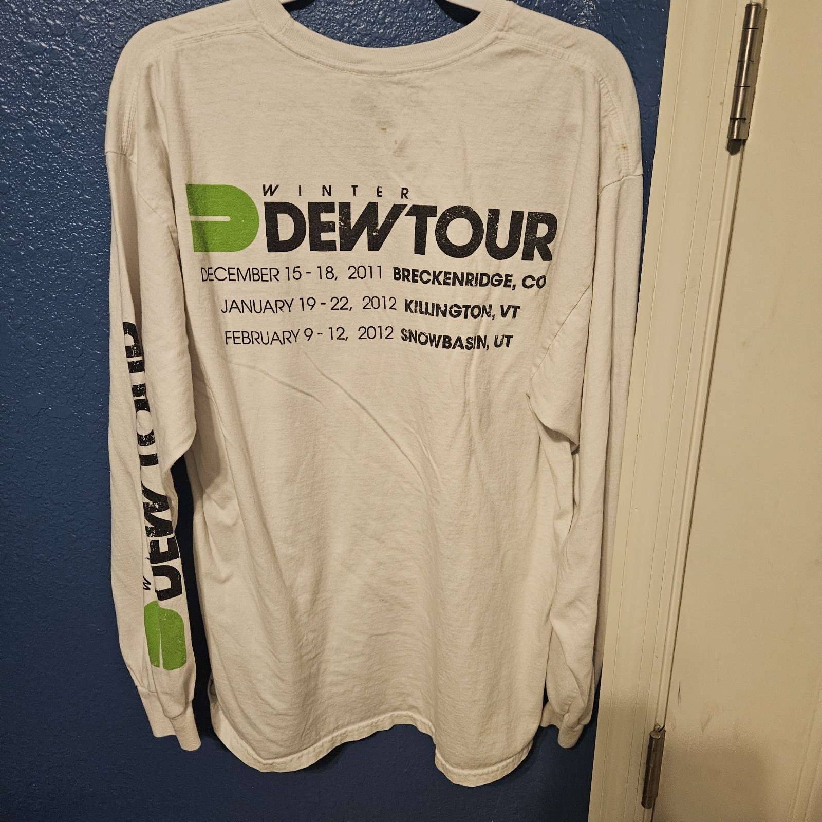 Mountain Dew Tour Shirt Long Sleeve Promotional Large