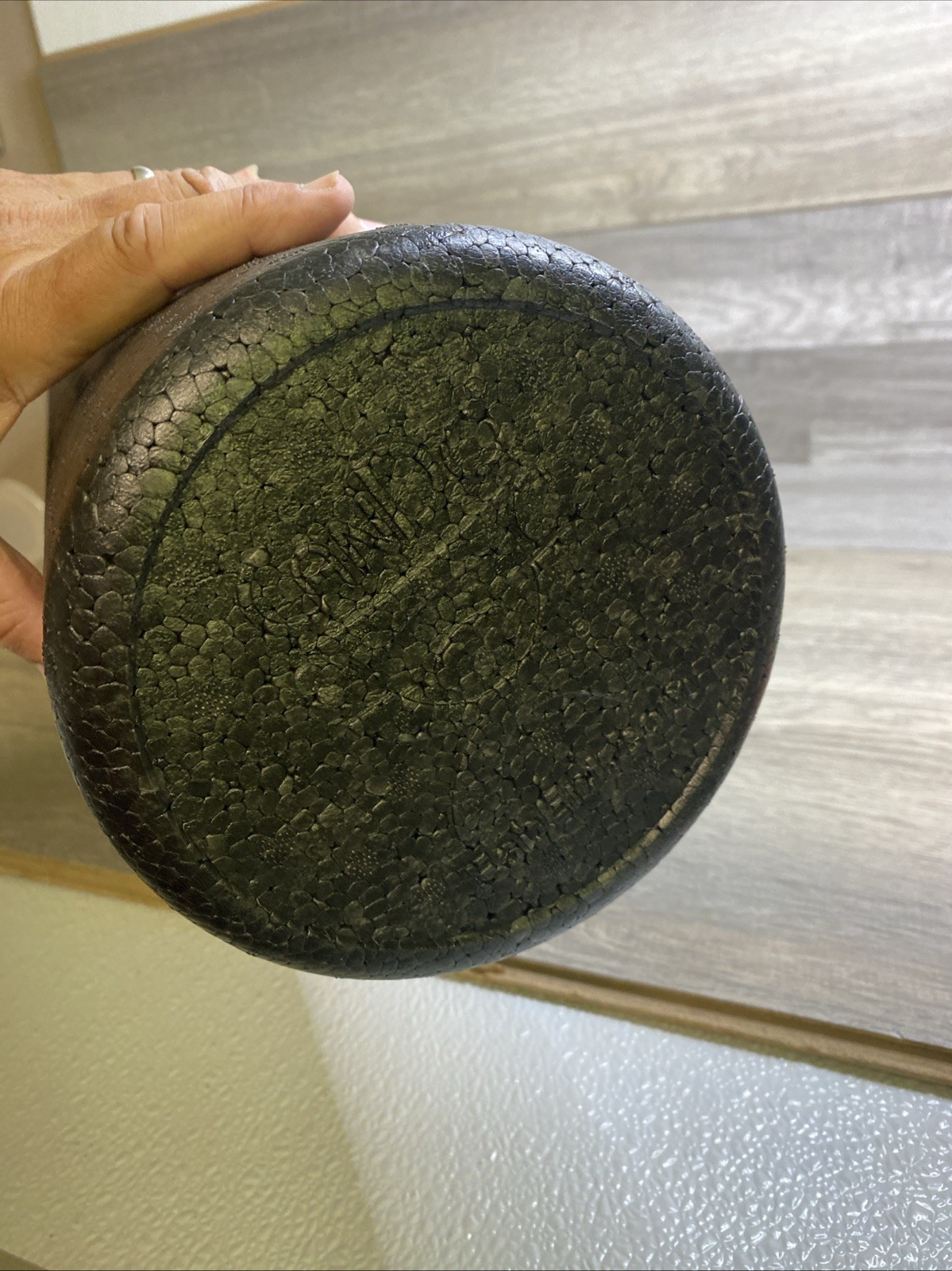 Premium Cando Foam Roller Black Composite 6" Round 36” Long