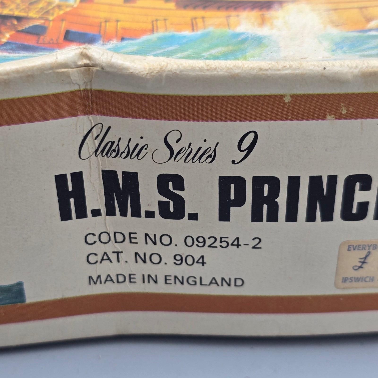 Vintage Airfix "HMS Prince" Model