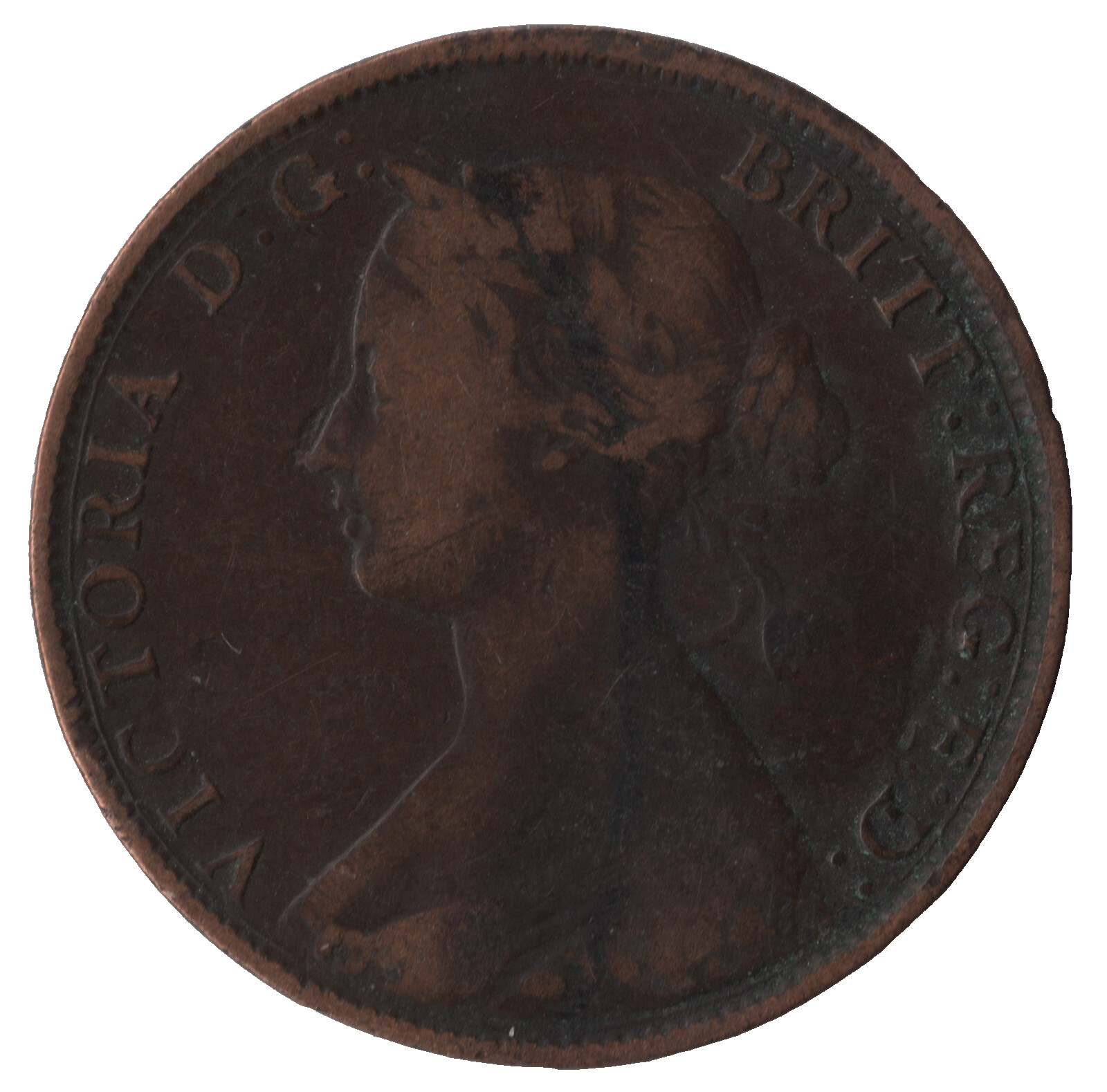 1861 New Brunswick 1 Cent – Victoria – Canada Colonial Coin