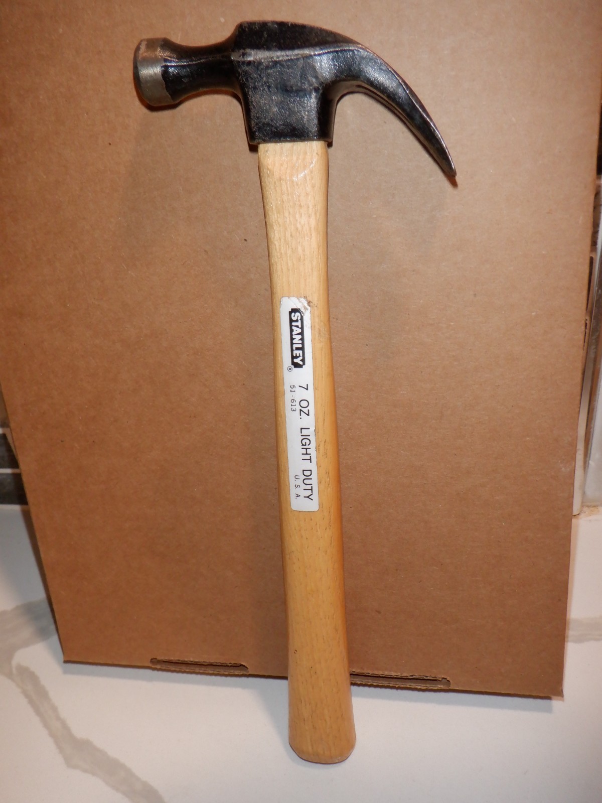 Stanley 7oz Light Duty Claw Hammer # 51-613 USA 11-1/2”  Long - Free Shipping