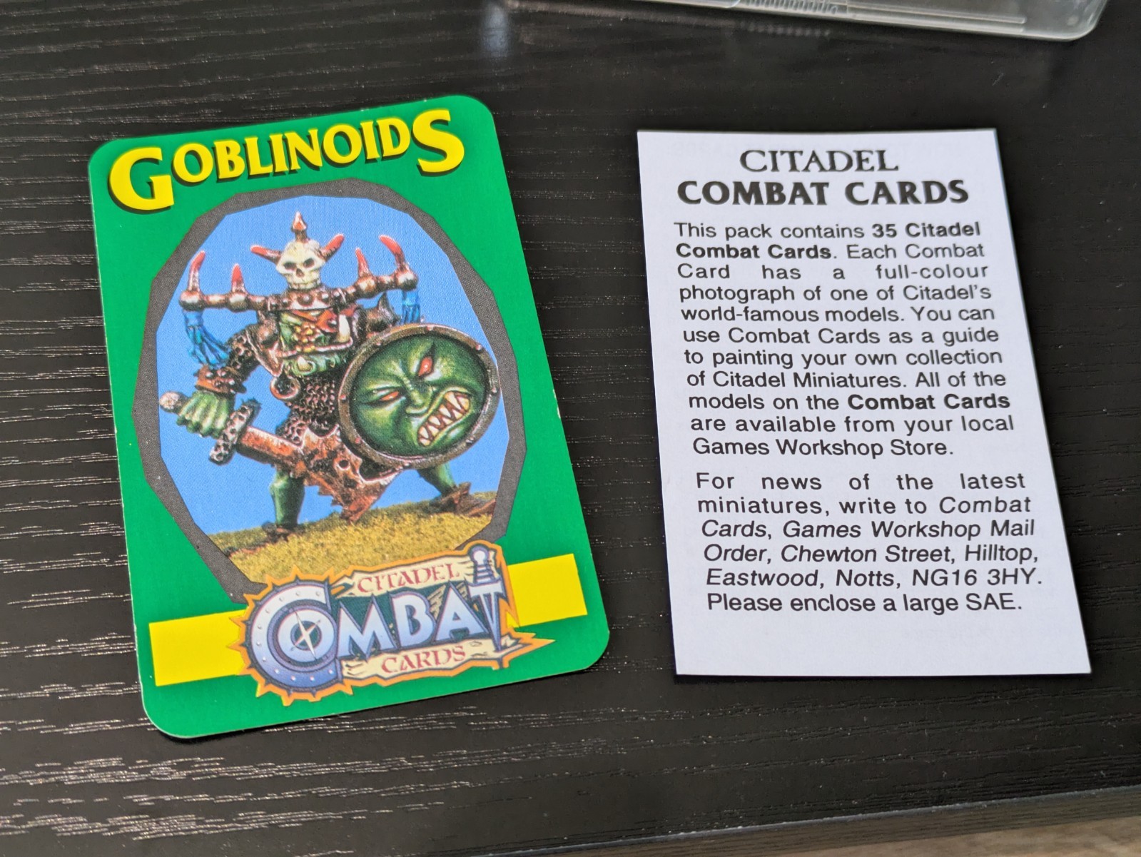 Goblinoids Citadel Combat Cards Warhammer Games Workshop Deck Complete Fantasy