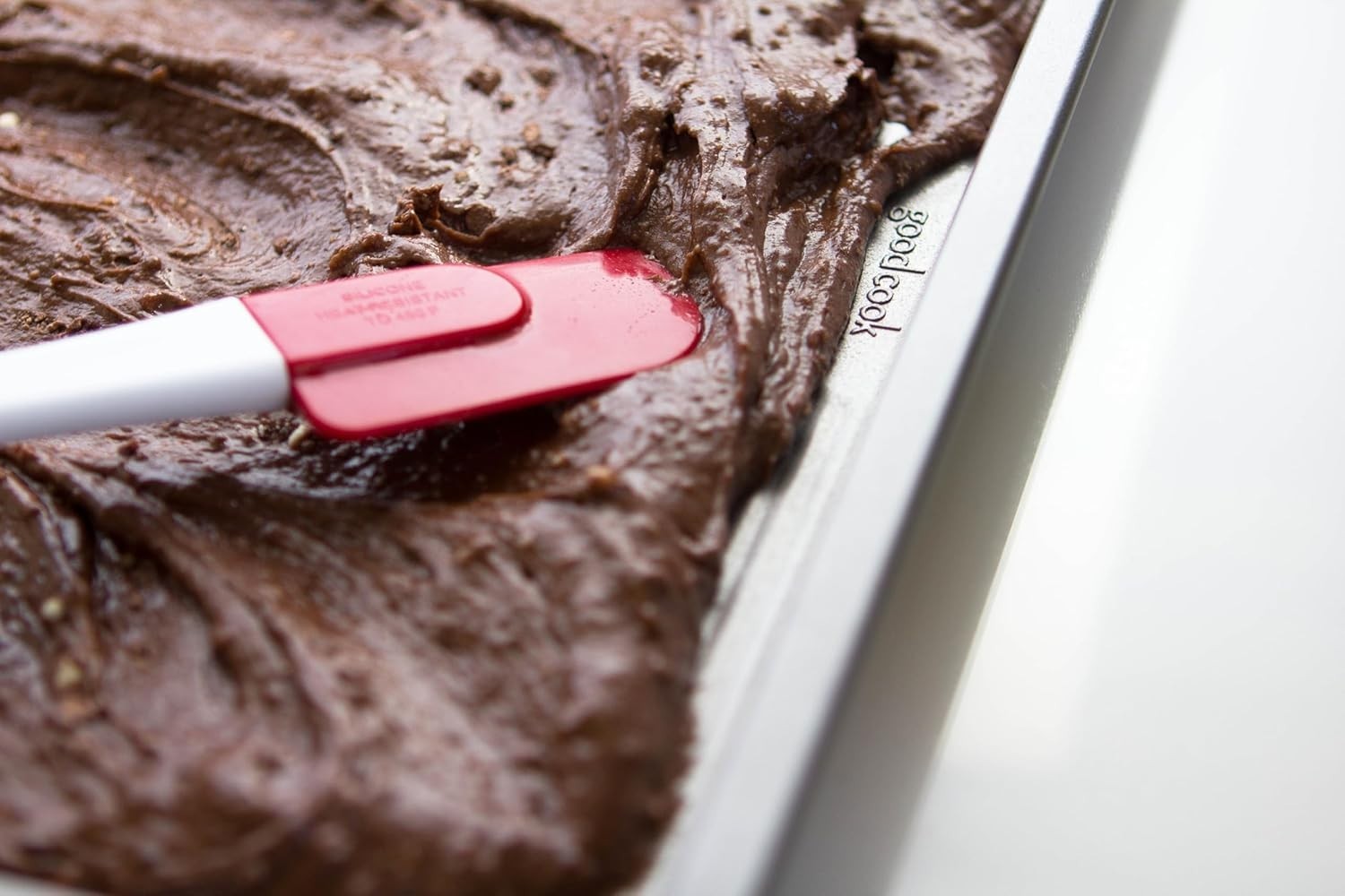 Classic Silicone Spatula Set - 2-Pack, Flexible and Stain Resistant for Baking