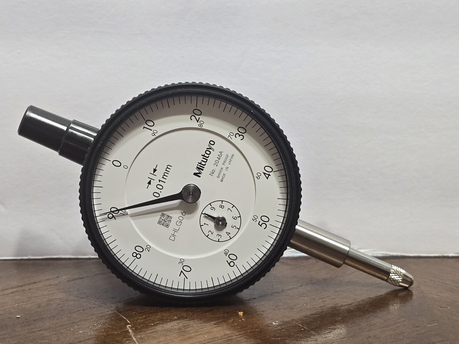 Mitutoyo 2046A 2046-A Dial Indicator 0-10mm 0.01mm Precision Gauge
