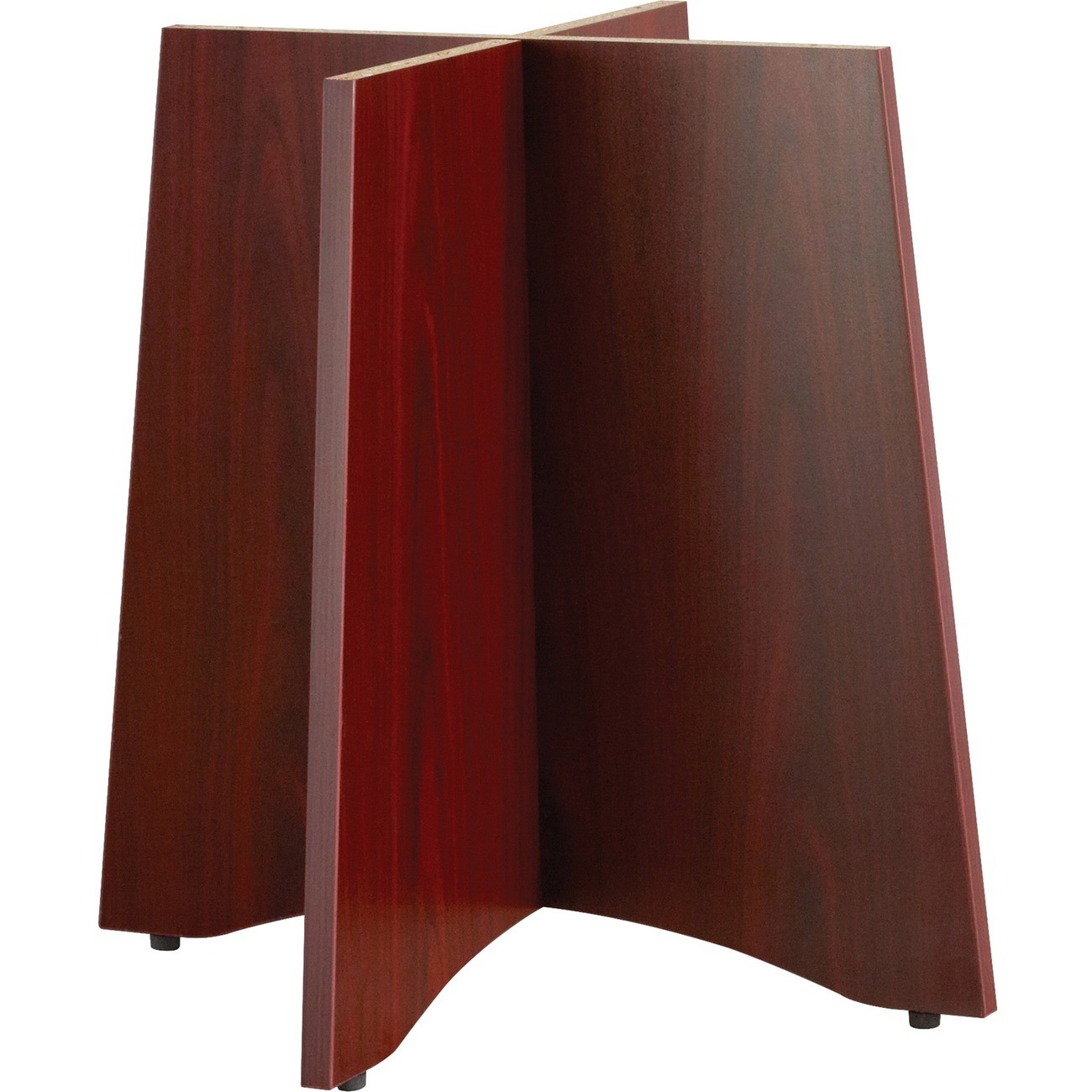 Lorell LLR69401 Table Base 24"W x 42"D x 29"H Mahogany