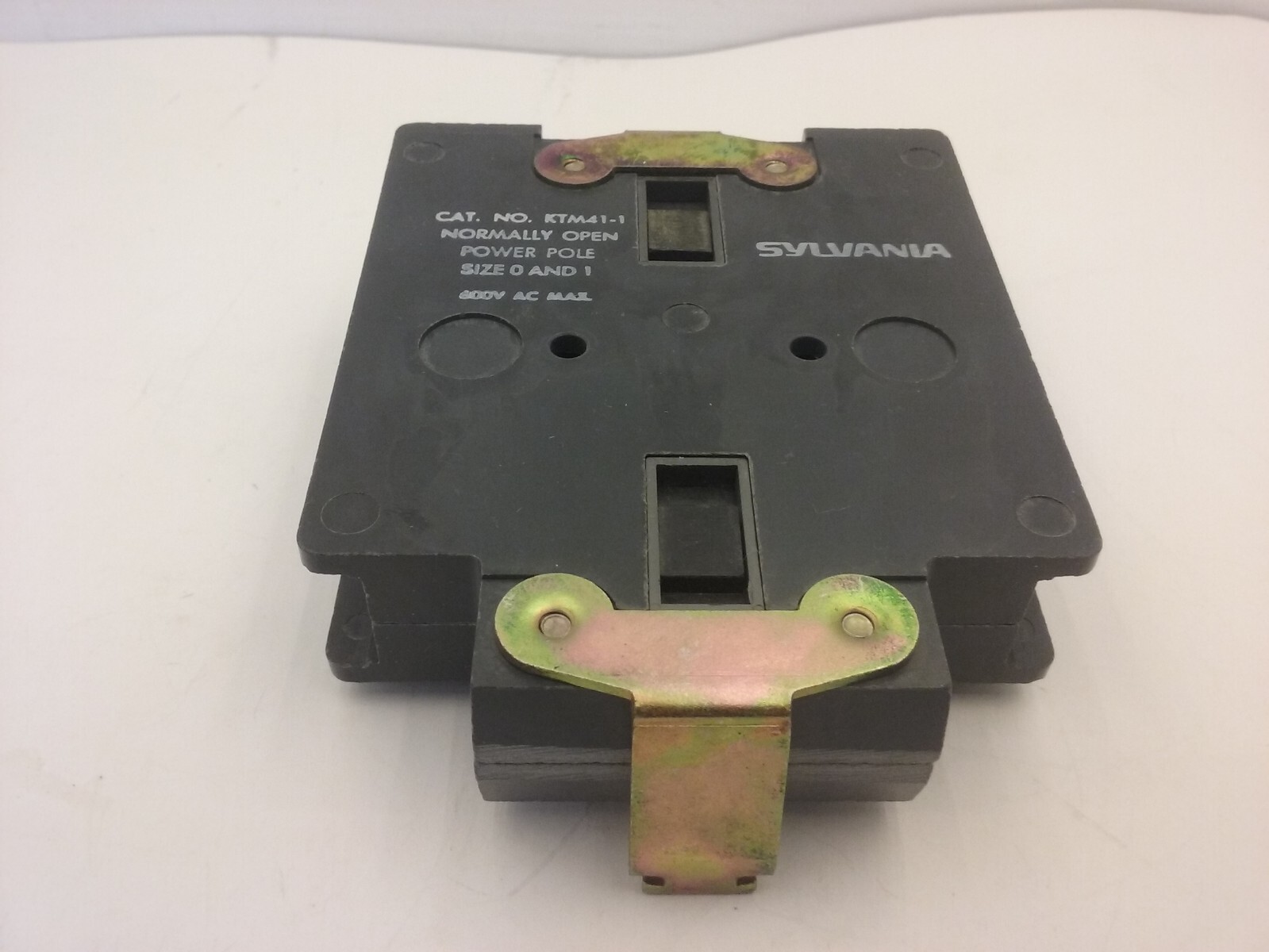SYLVANIA KTM41-1 AUXILIARY CONTACT 600VAC N.O. POWER POLE NNB