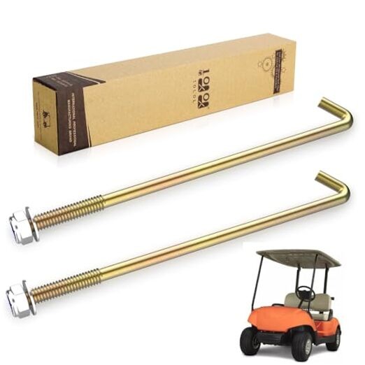 Golf Cart Battery Hold Down Rods Kit for Yamaha Gas G14 G16 G20 G22 G23 G27