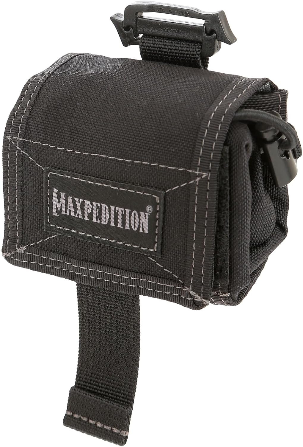 Rollypoly Folding Dump Pouch (Black) 9.4 Inch