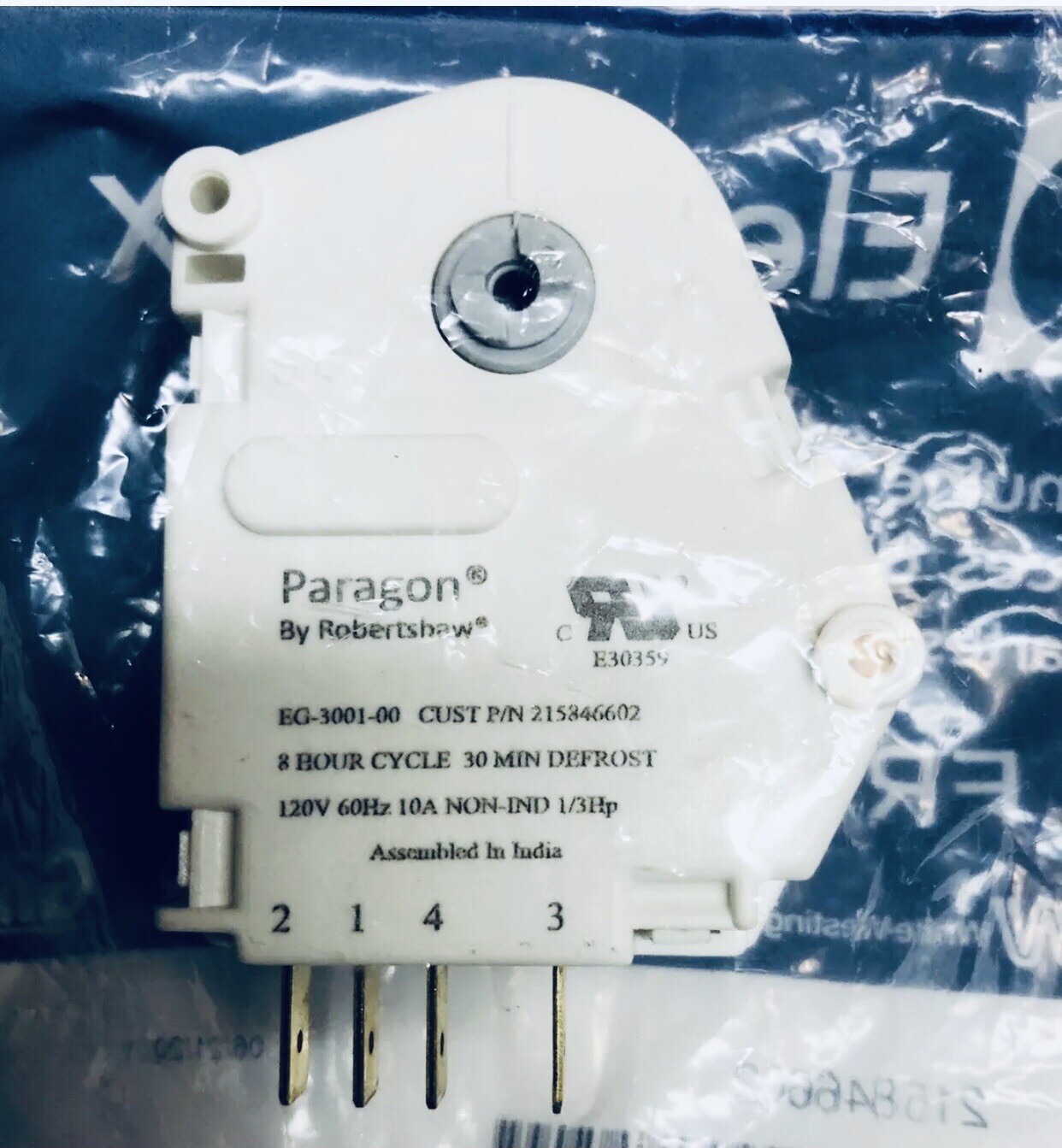 215846602 Electrolux Frigidaire Refrigerator Defrost Timer OEM replacement