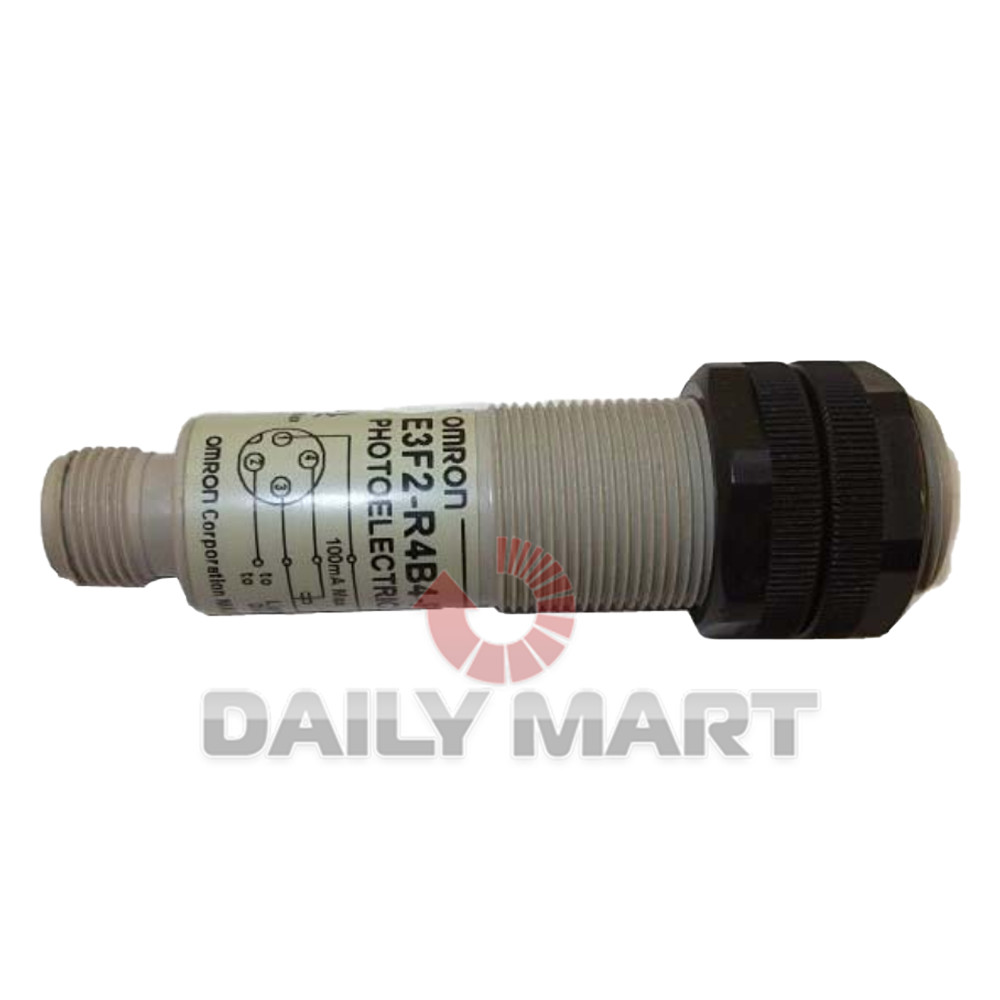 New In Box OMRON E3F2-R4B4-P1 Photoelectric Switch Sensor 12-24VDC