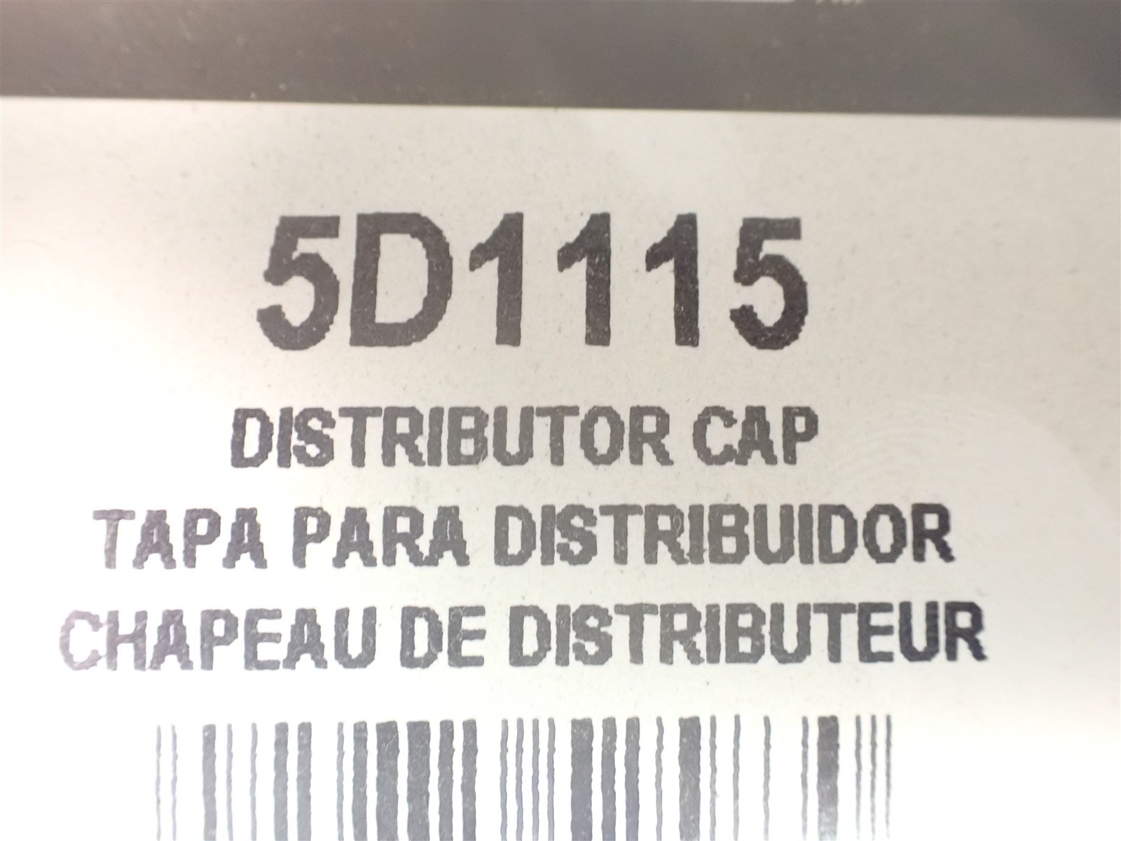 NEW WVE 5D1115 Distributor Cap (SS47)