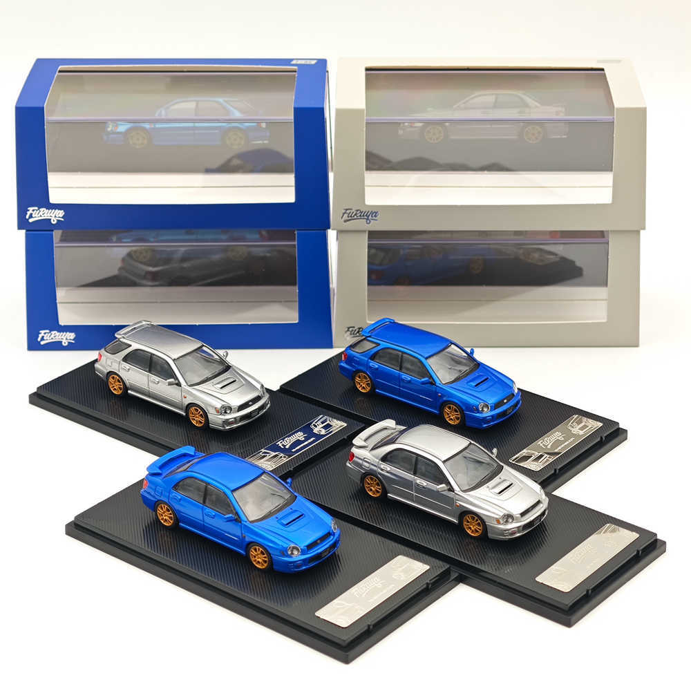 1:64 Furuya Impreza WRX STi GD/GG Diecast Toys Car Model Collection Gift
