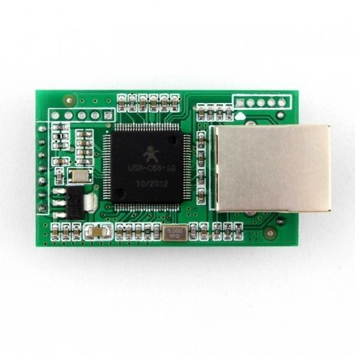 Dual Serial COM RS232 Port TTL To Ethernet LAN Converter Module Modbus DHCP WEB