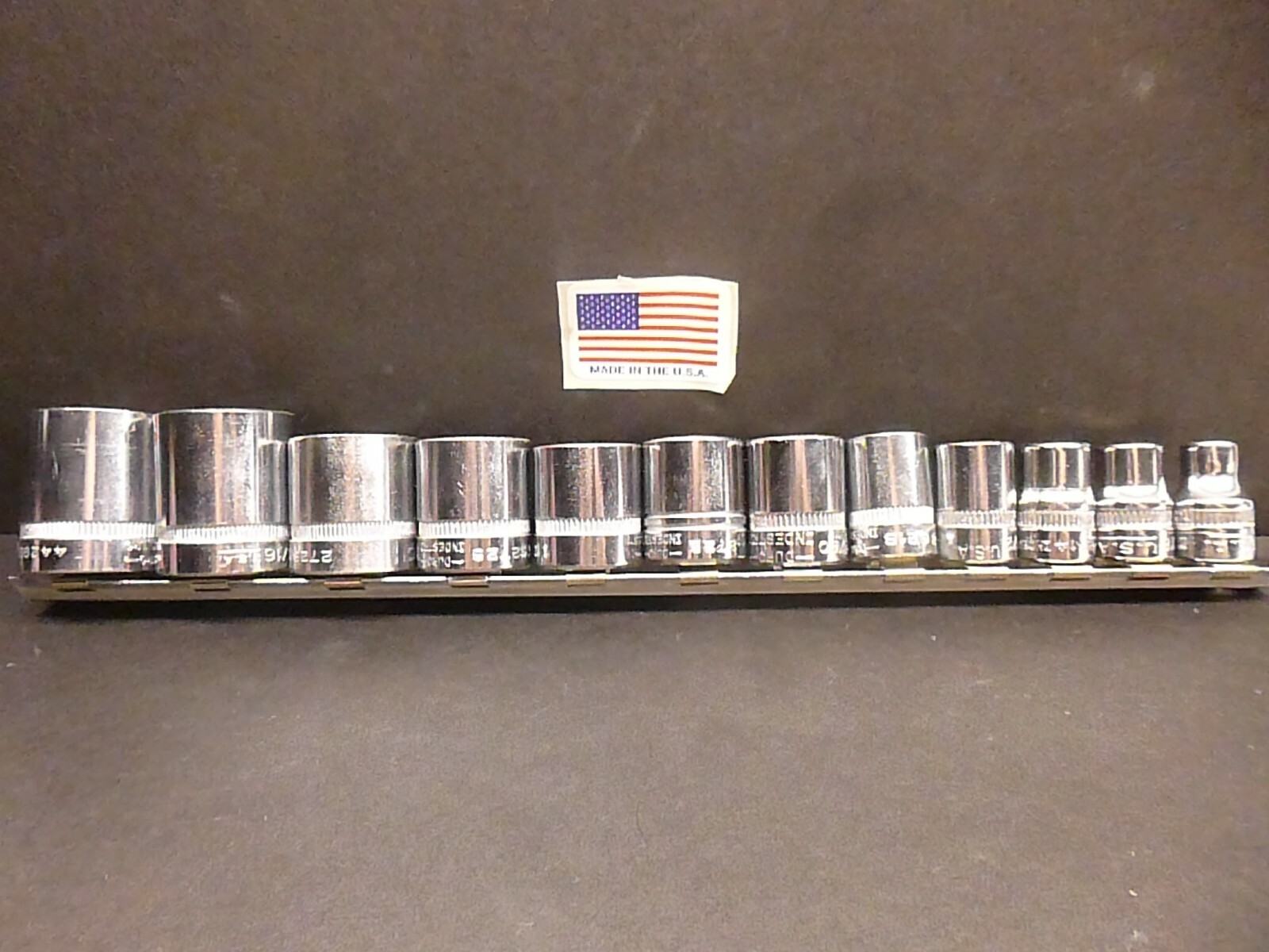 Duro/Indestro 3/8 Dr. 12pc Socket Set Made in the USA