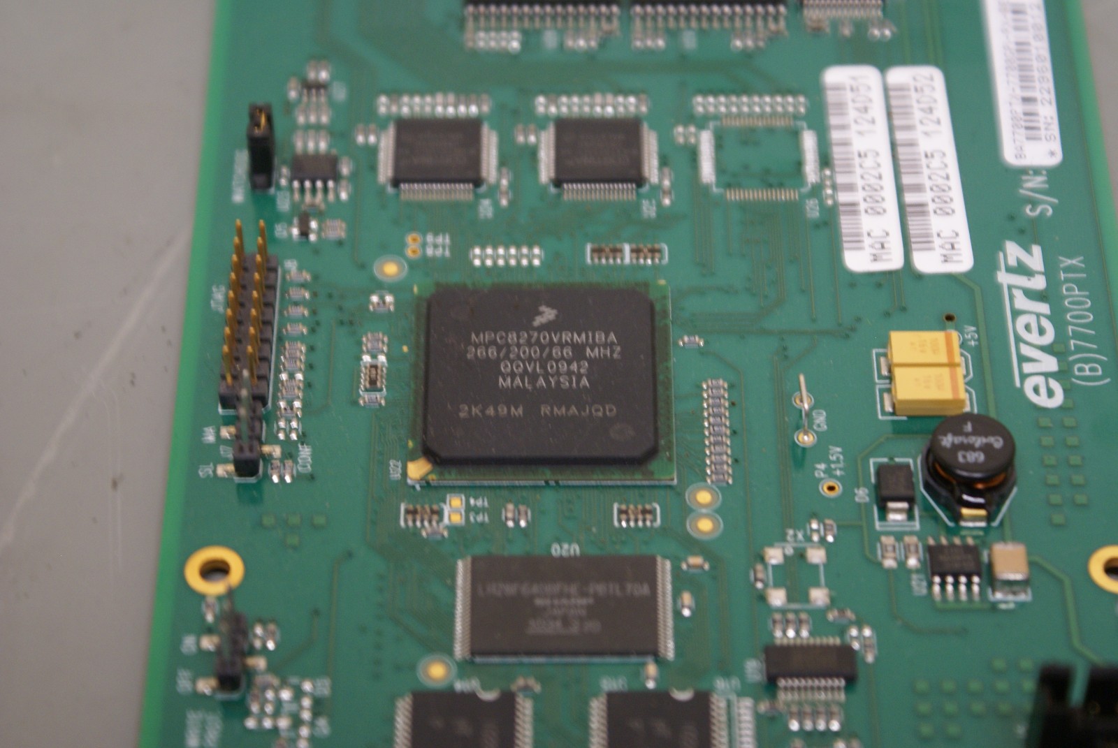 Evertz 7700PTX Universal Protocol Translator Module w/7700TPI Backplane 2A