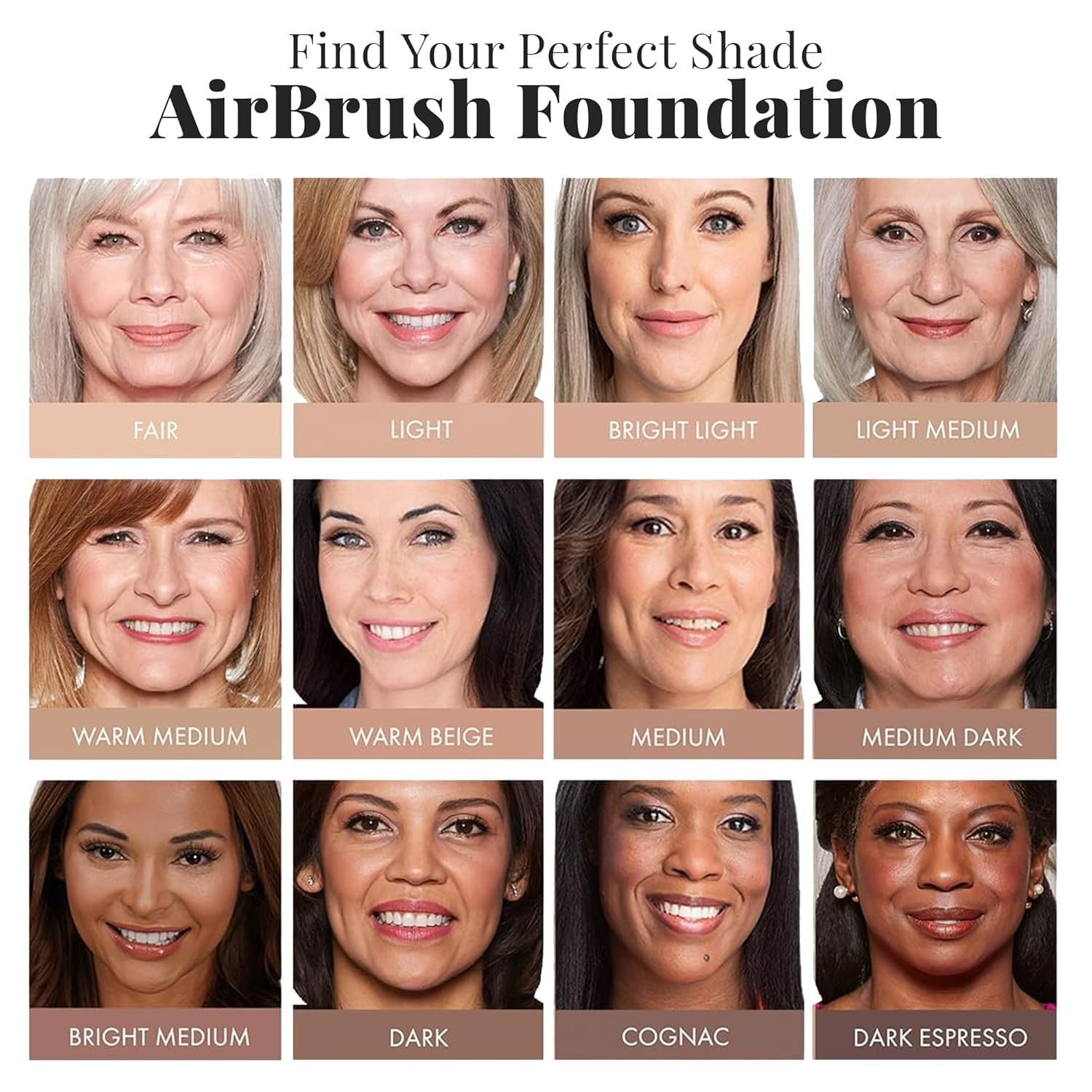 MagicMinerals AirBrush Foundation by Jerome 1 Fl Oz (30 ml), 02 Bright Light