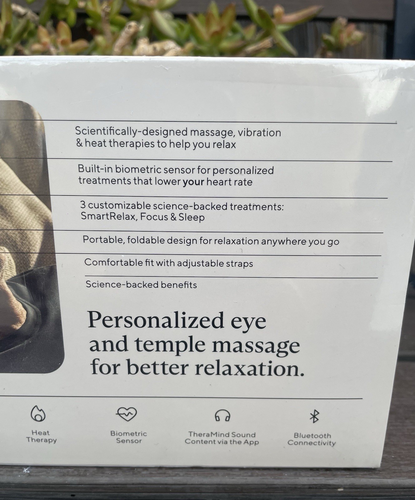 Therabody Smart Goggles Device Intelligent Heating Vibrating Soothing