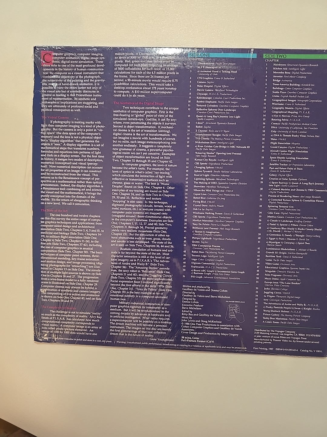 Dream Machine The Virtual Computer: An Anthology of Computer Graphics