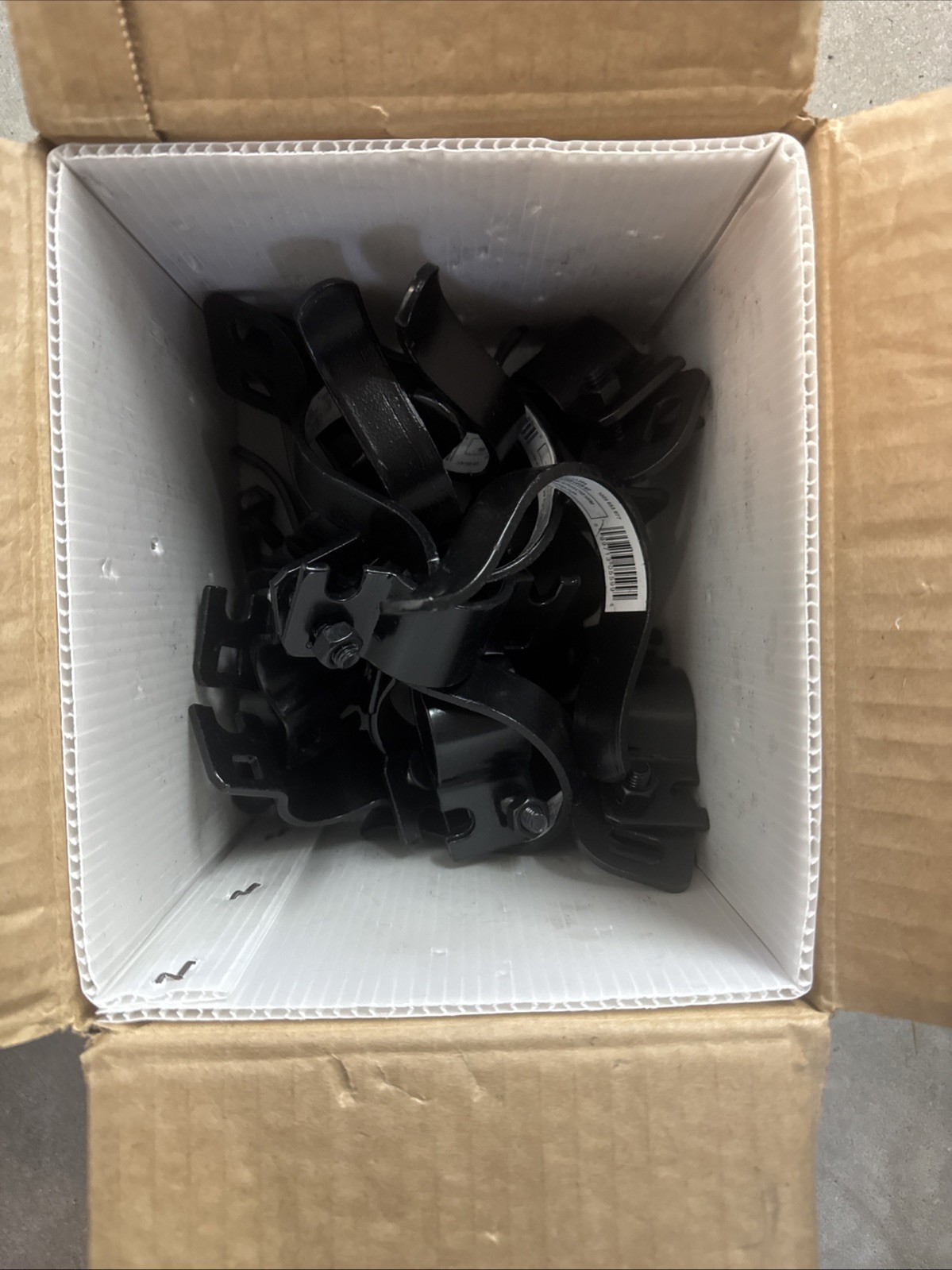 10x Black Gate Fork Latch Lockable Chain Link Gate Latch 1 3/8-2 3/8 1005653977