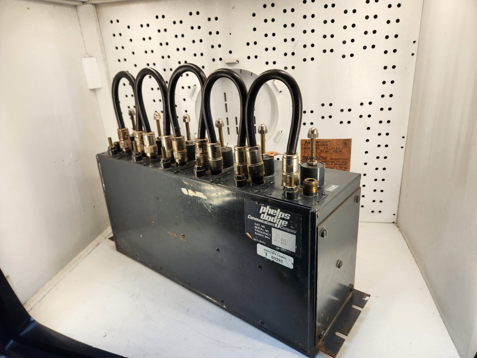 Vintage UHF PHELPS DODGE Communications Duplexer 526 - Untested