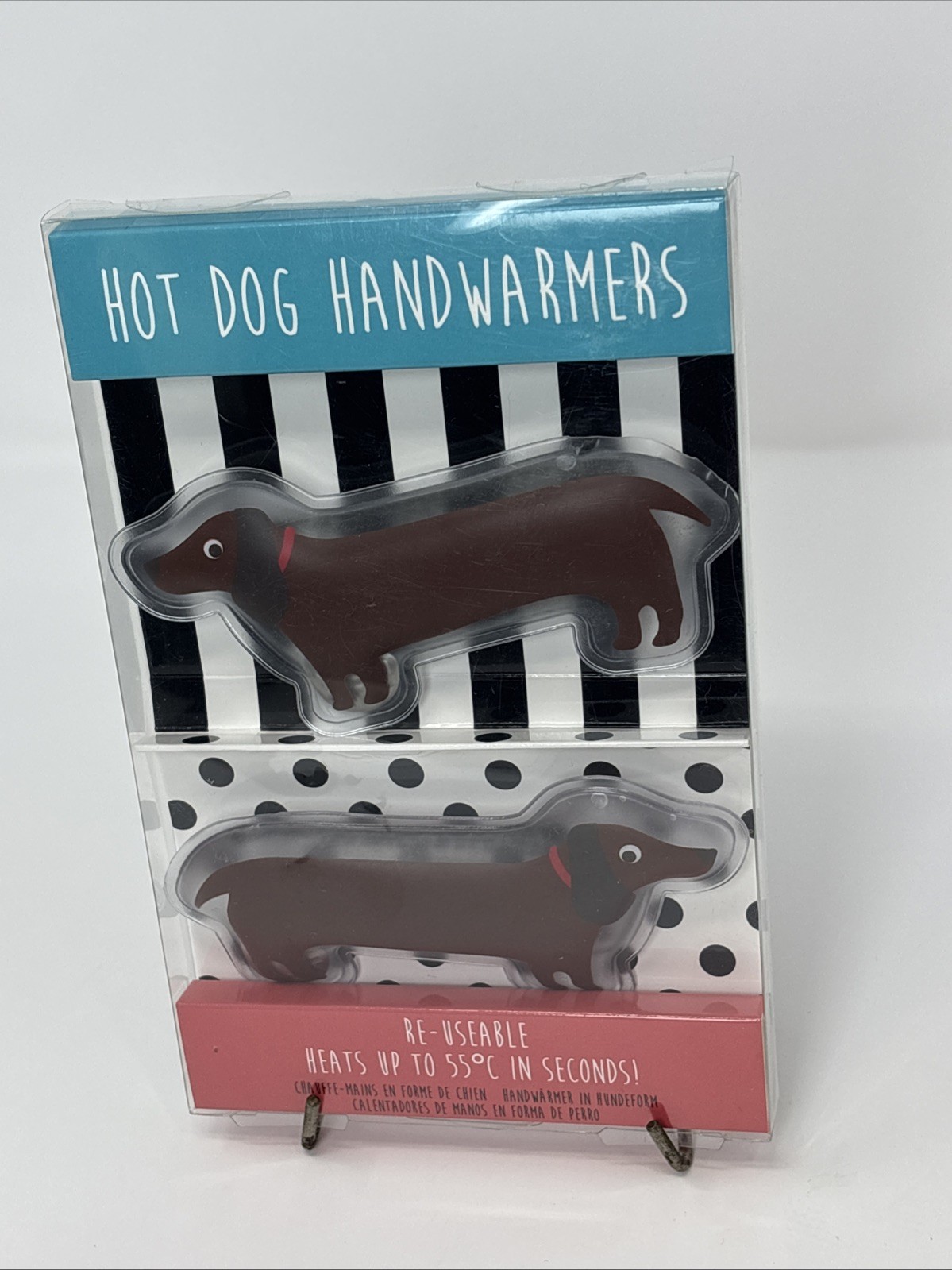 Paladone Hot Dog Warmers Dachshund Dog Reusable hand warmer new NIP