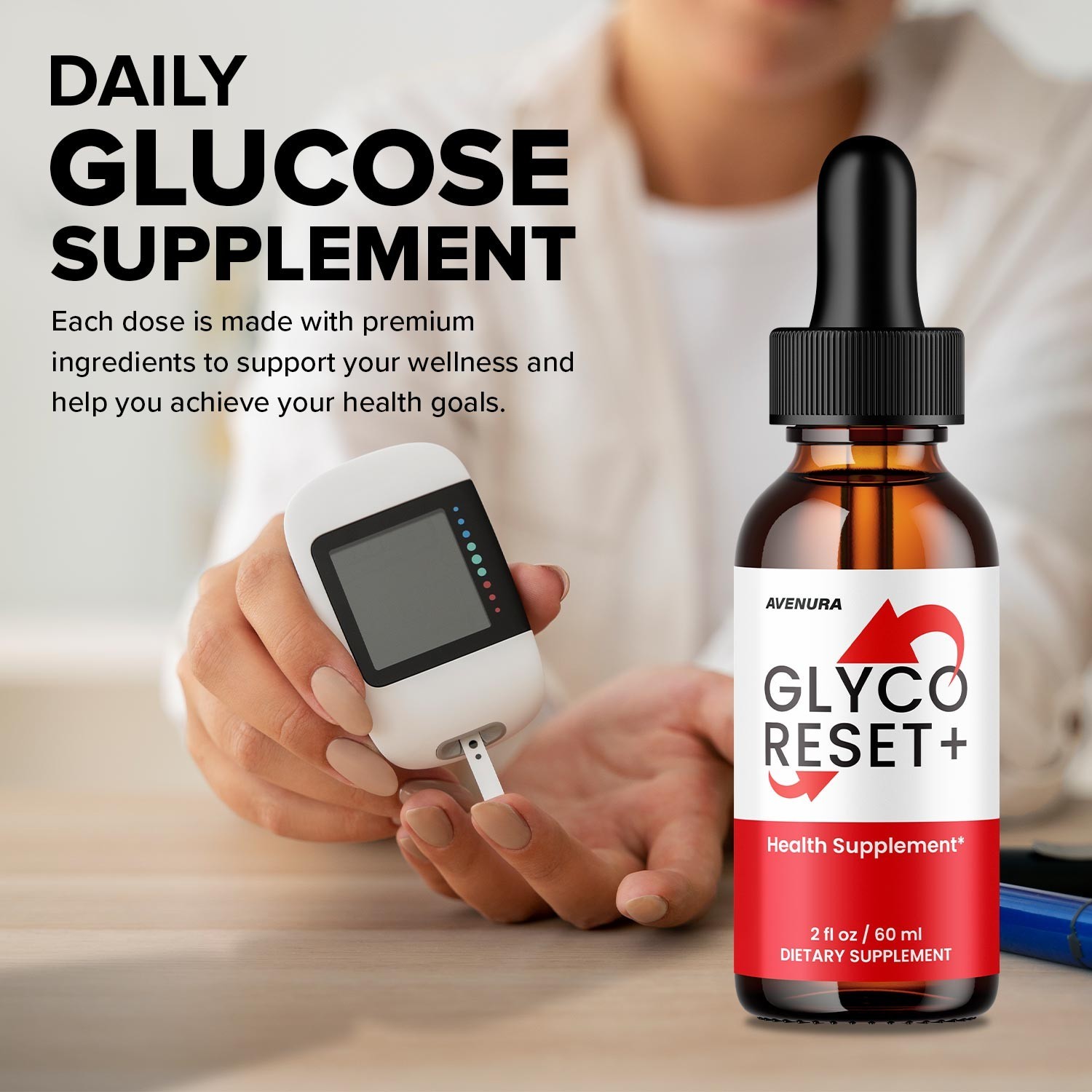 (3 Pack) Glyco Reset Drops – GlycoReset Advanced Formula Liquid Blood Support