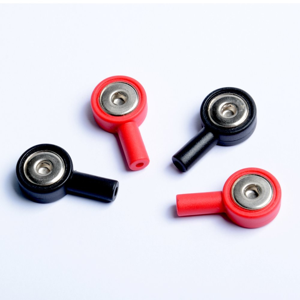 4 PCS Pin To Snap Connect Adapters Tens Lead Wire 2mm To 3.5mm 3.9mm