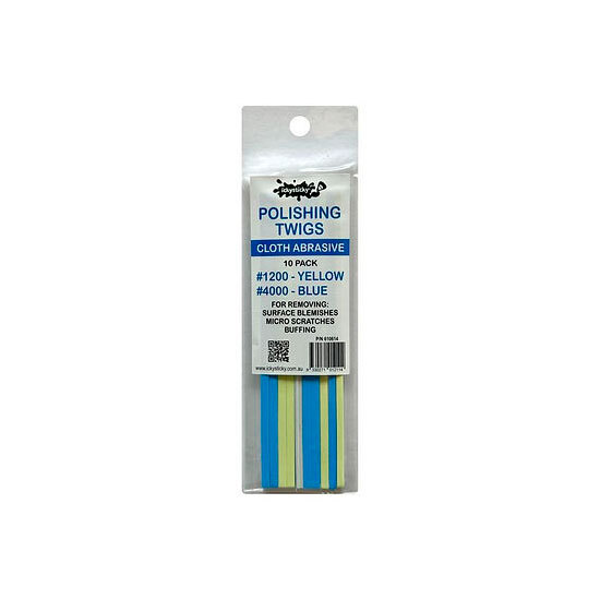 IckySticky Double-sided Polishing Twigs (10pcs, #1200 #4000)