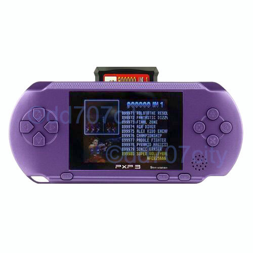 US STOCK PXP3 Game Console Handheld Portable 16 Bit Retro Video Games Xmas Gift