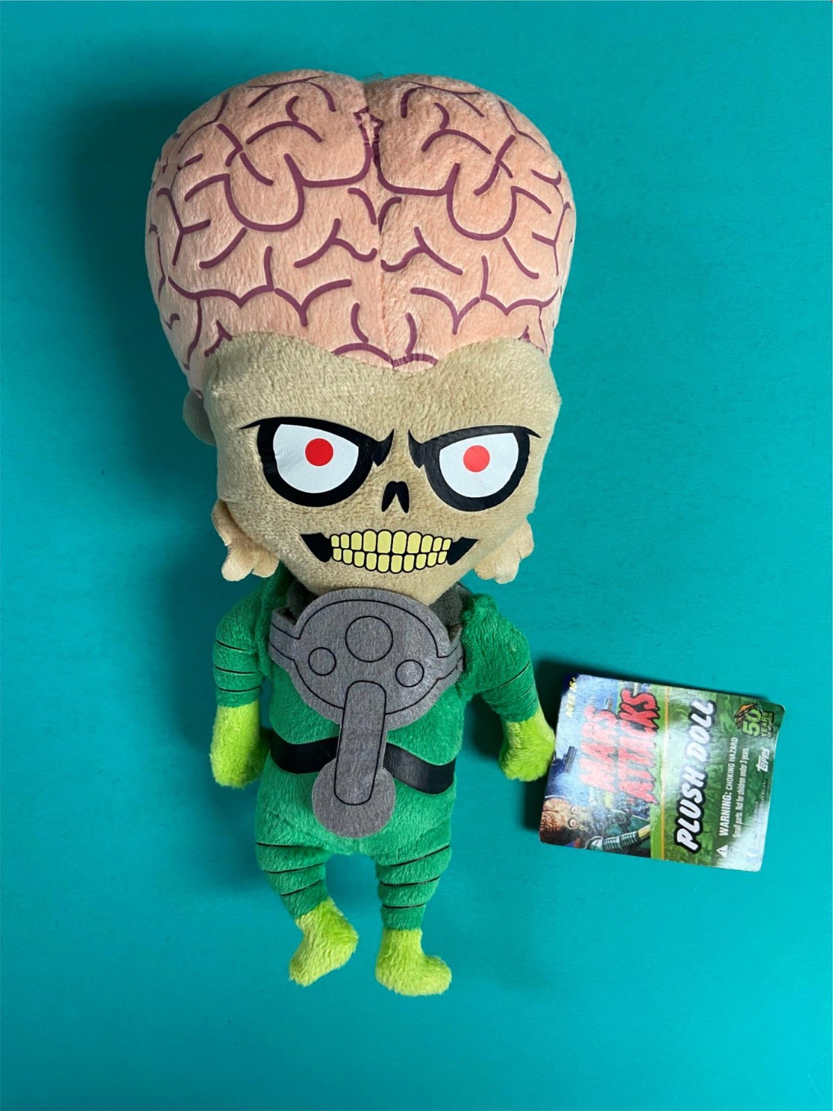 MARS ATTACKS ~ MARTIAN 10" Plush FIGURE ~2012 Mezco ~ Tim Burton Movie NEW w/TAG