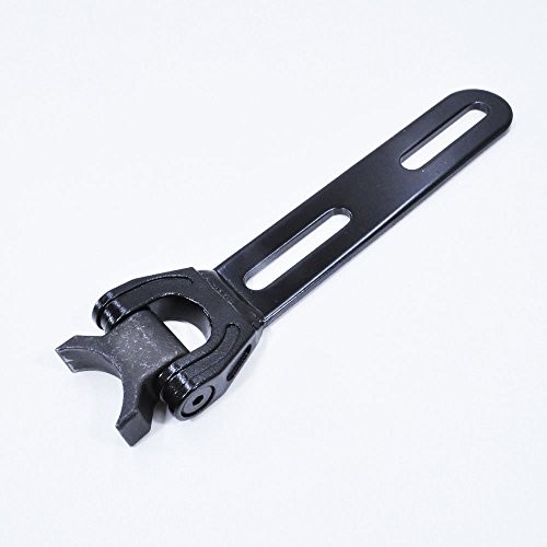 Motorcycle Solo Seat Bracket Hinge with Weld on Frame Mount - GLOSS BLACK